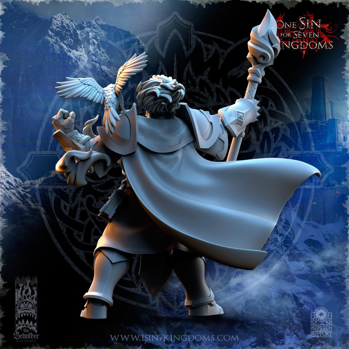 StormWolves Howlers Commander Ihsahn | The Beholder Miniatures | Compatible with D&D/AoS | Fantasy | Tabletop RPG