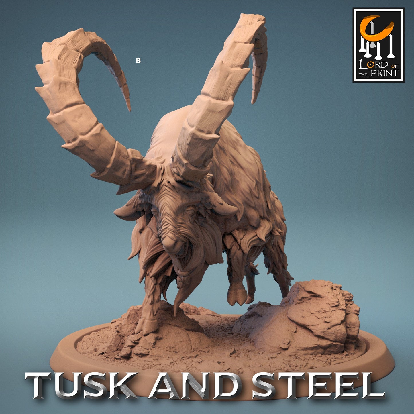 Wild Goat | Rescale Miniatures | Compatible with D&D/AoS | Fantasy | Tabletop RPG