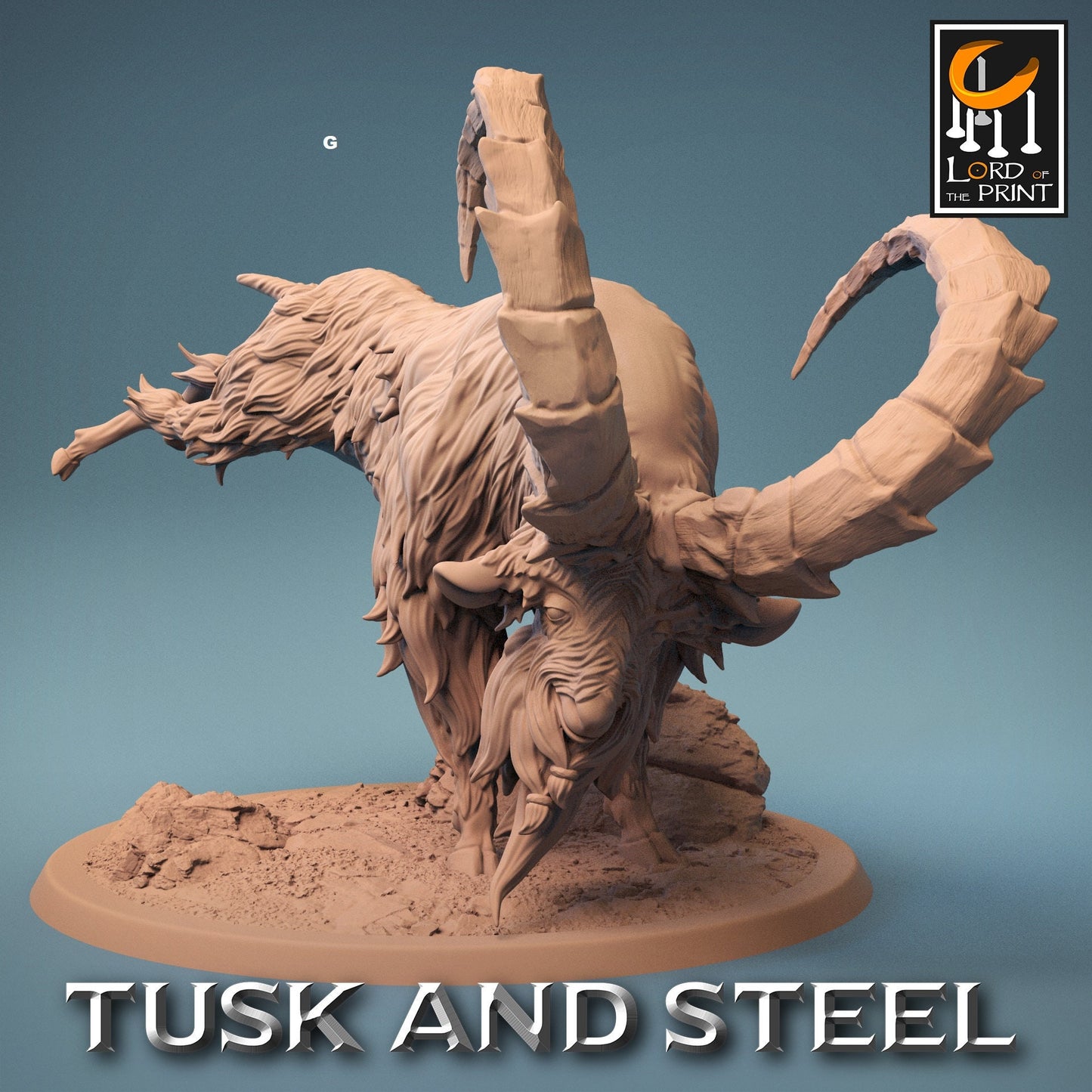 Wild Goat | Rescale Miniatures | Compatible with D&D/AoS | Fantasy | Tabletop RPG