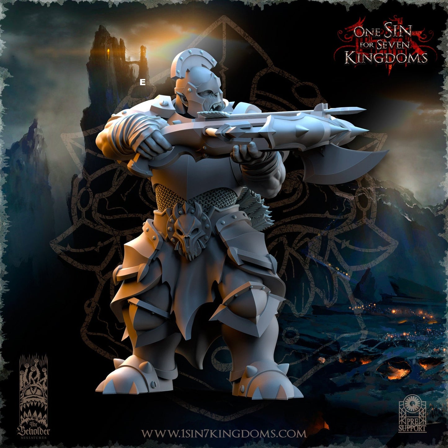 Black Orc Crossbows | The Beholder Miniatures | Compatible with D&D/AoS | Fantasy | Tabletop RPG