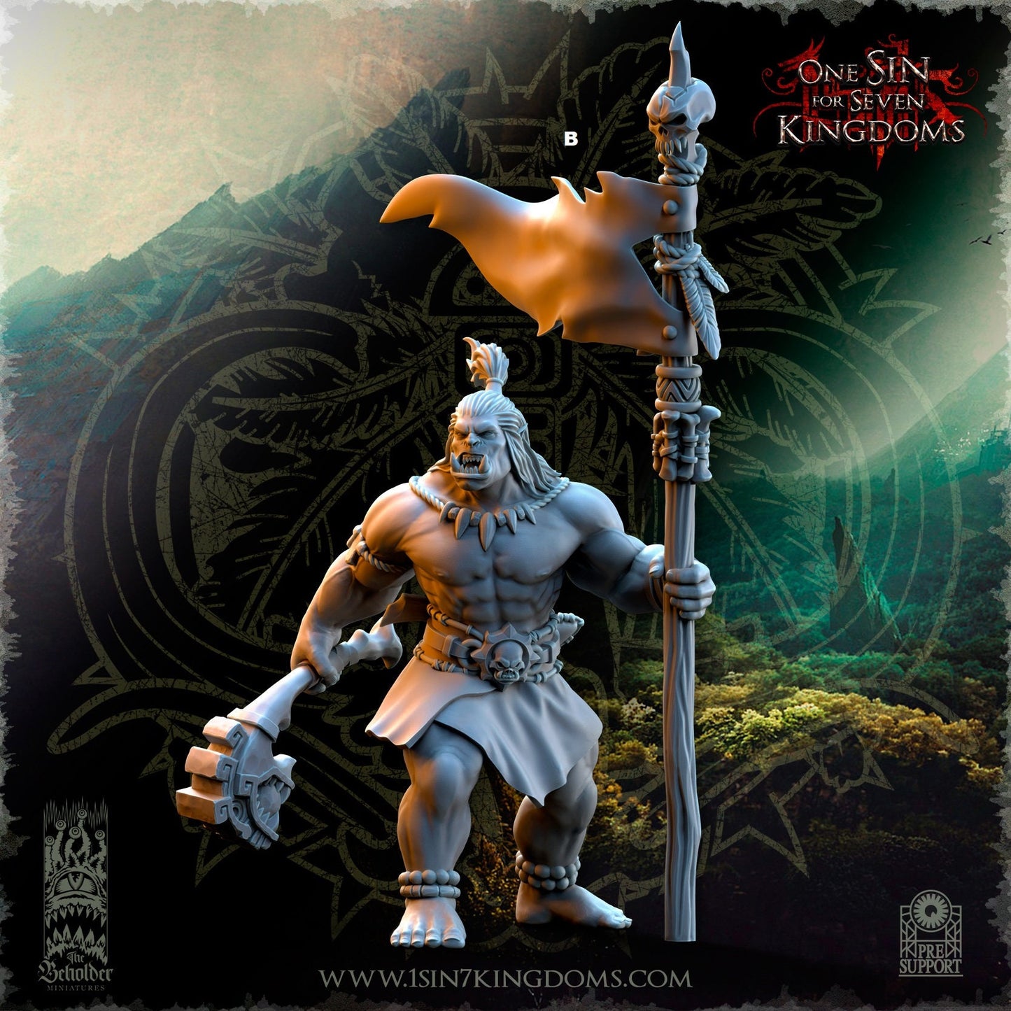 Savage Orc Archers Command | The Beholder Miniatures | Compatible with D&D/AoS | Fantasy | Tabletop RPG
