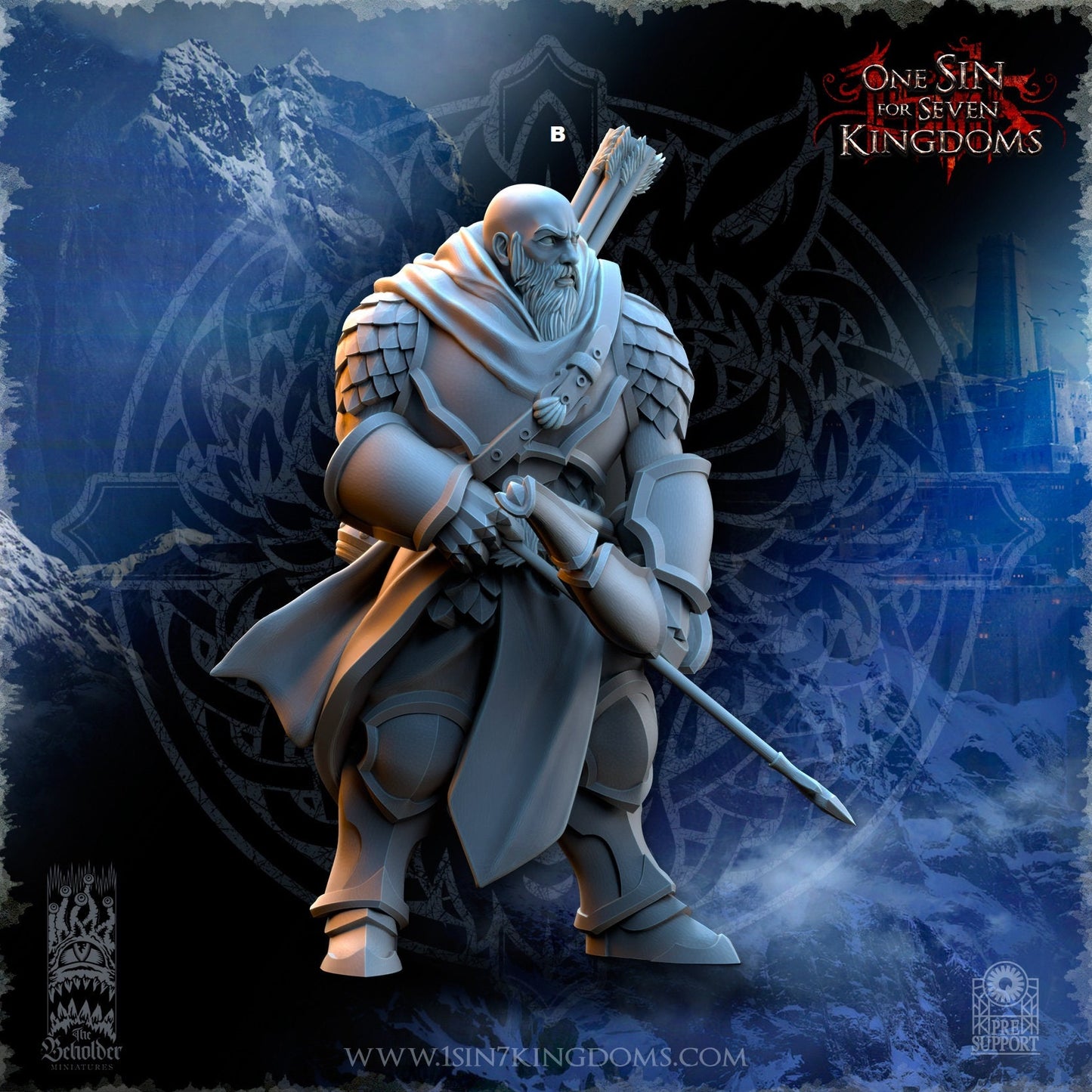 StormWolves Hunters | The Beholder Miniatures | Compatible with D&D/AoS | Fantasy | Tabletop RPG