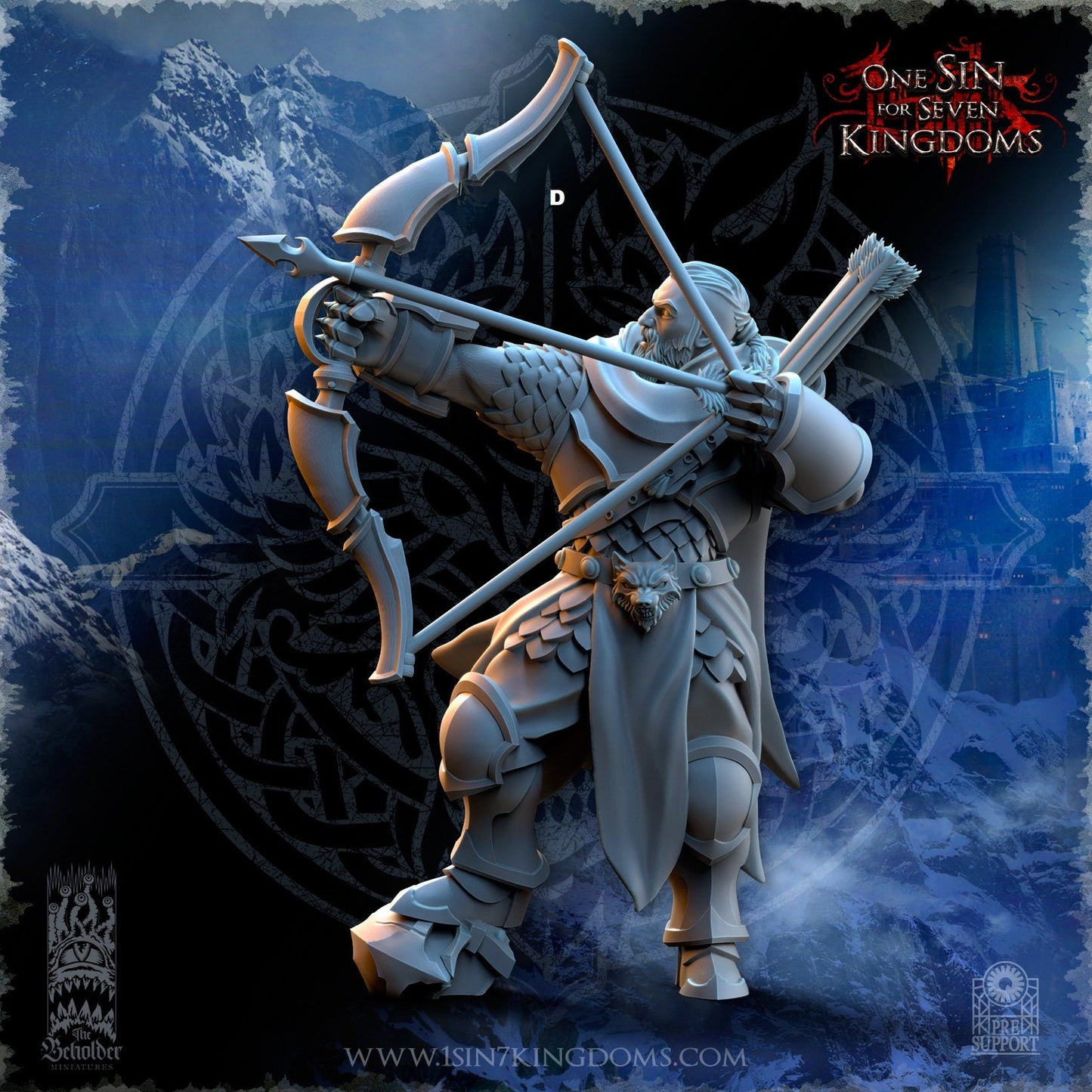 StormWolves Hunters | The Beholder Miniatures | Compatible with D&D/AoS | Fantasy | Tabletop RPG