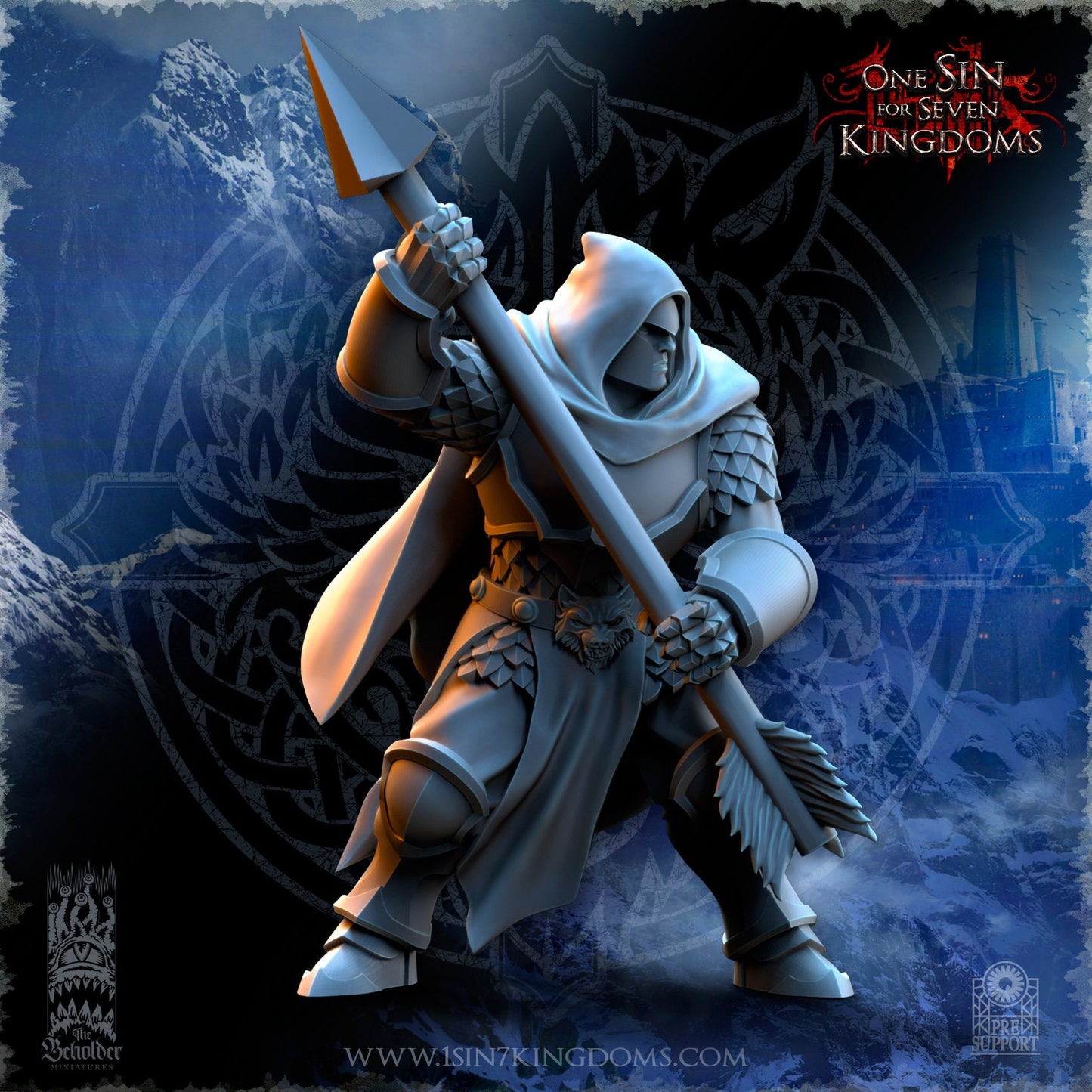 StormWolves Bolt Launcher | The Beholder Miniatures | Compatible with D&D/AoS | Fantasy | Tabletop RPG