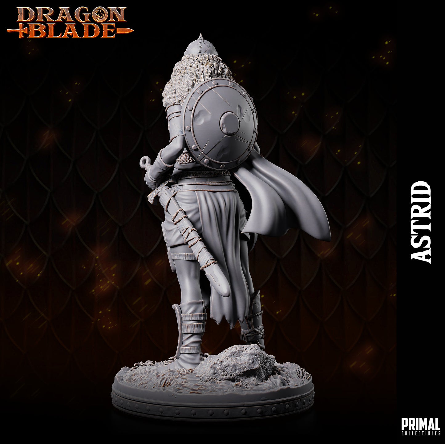 Female Rogue Astrid | Primal Collectibles | Compatible with D&D/AoS | Fantasy