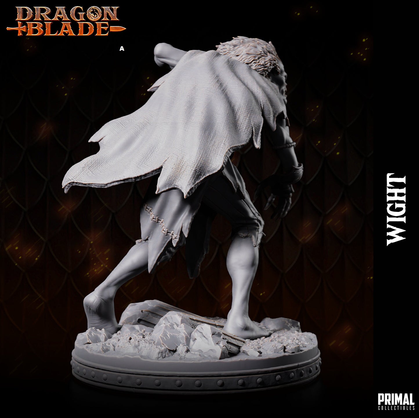 Undead Wight | Primal Collectibles | Compatible with D&D/AoS | Fantasy