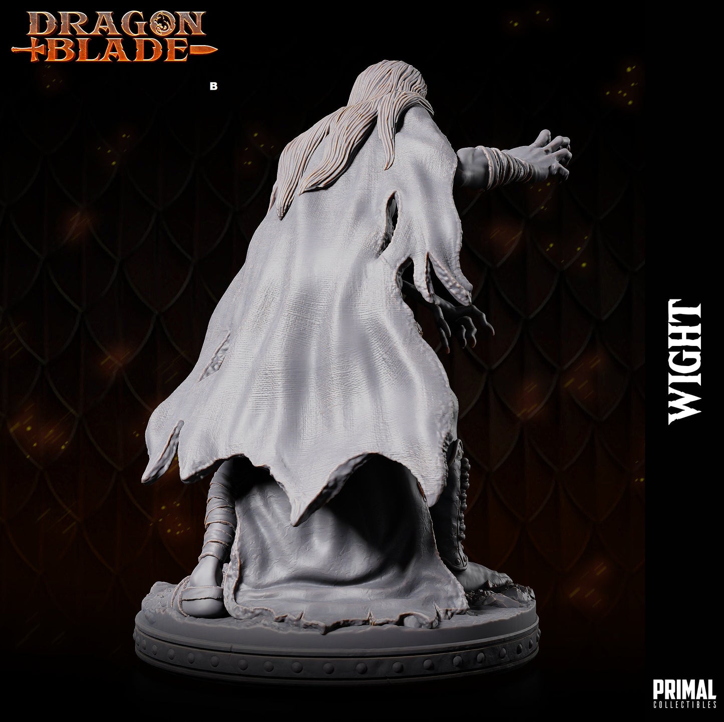 Undead Wight | Primal Collectibles | Compatible with D&D/AoS | Fantasy