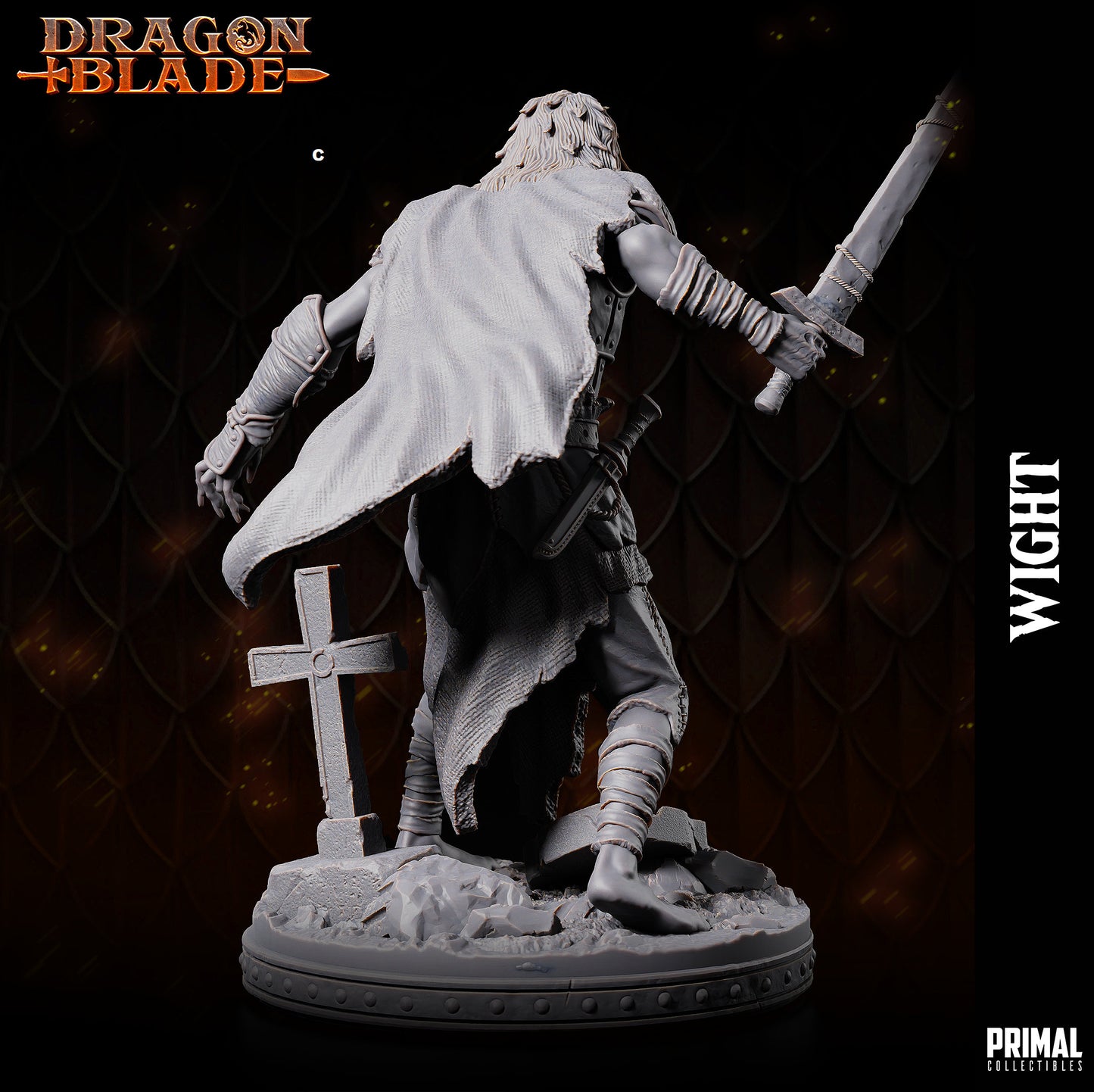 Undead Wight | Primal Collectibles | Compatible with D&D/AoS | Fantasy