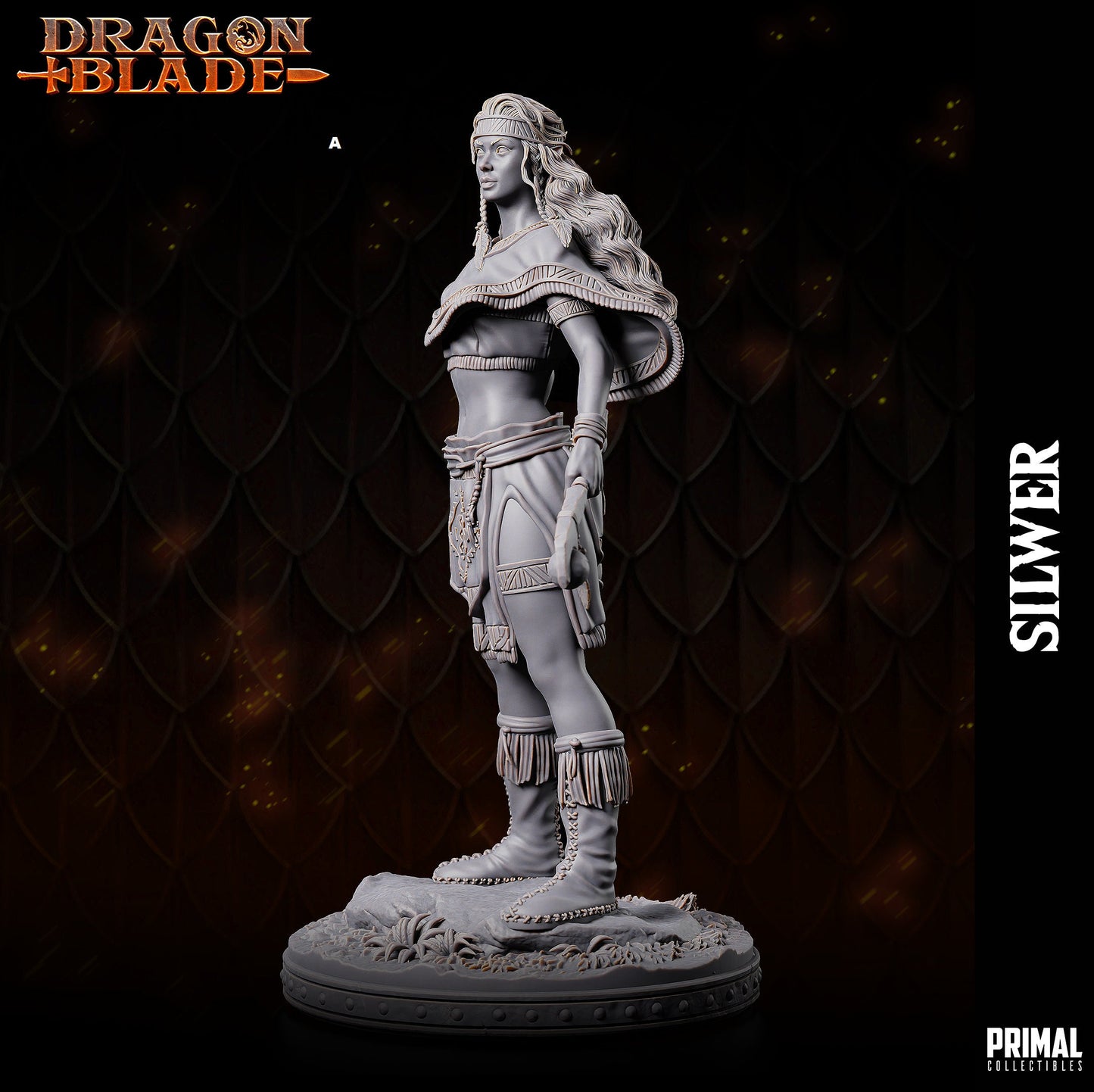 Female Elf Silwer | Primal Collectibles | Compatible with D&D/AoS | Fantasy