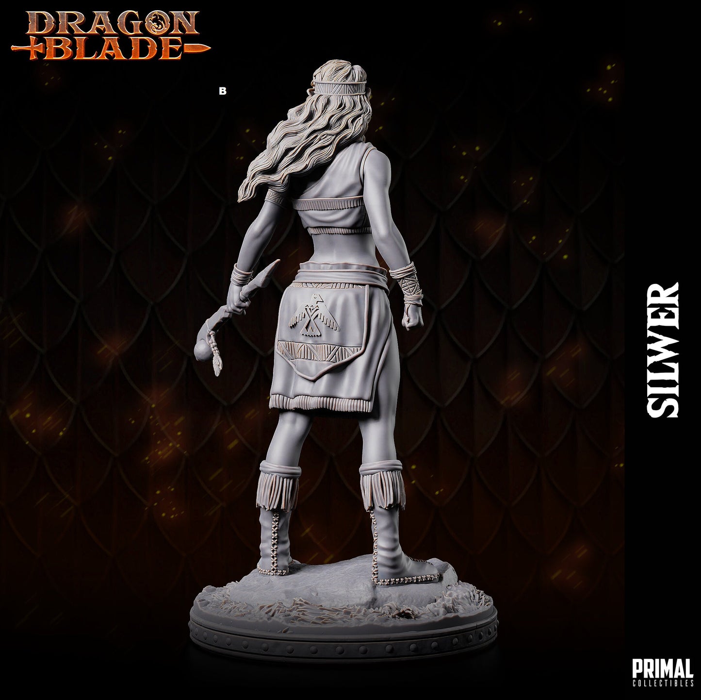 Female Elf Silwer | Primal Collectibles | Compatible with D&D/AoS | Fantasy