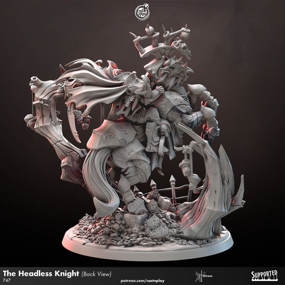 Headless Knight | Mounted Lord | CastnPlay (Riders of Doom) | Compatible with D&D/AoS | Fantasy