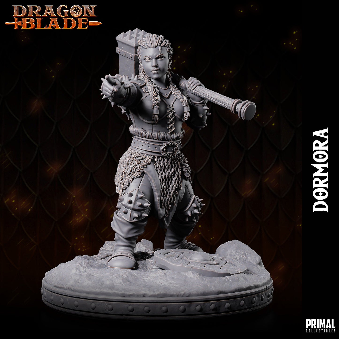Female Chaos Dwarf Dormora | Primal Collectibles | Compatible with D&D/AoS | Fantasy