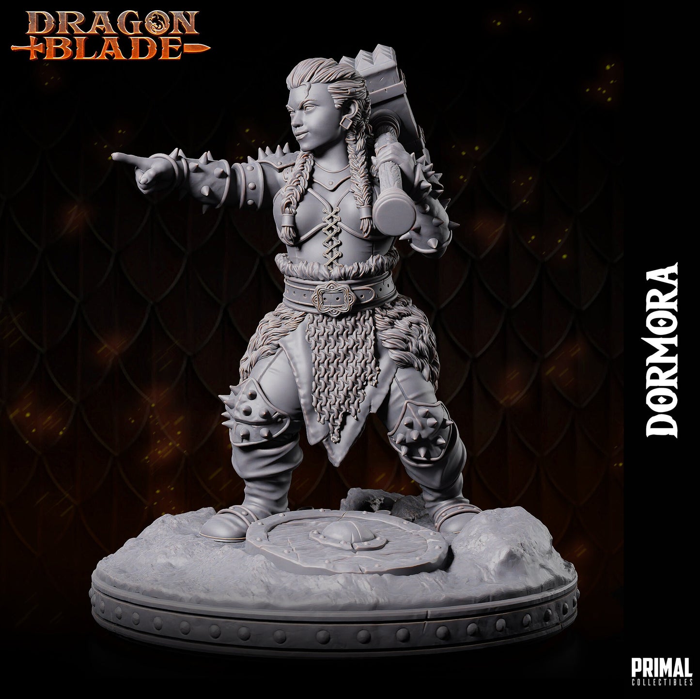 Female Chaos Dwarf Dormora | Primal Collectibles | Compatible with D&D/AoS | Fantasy