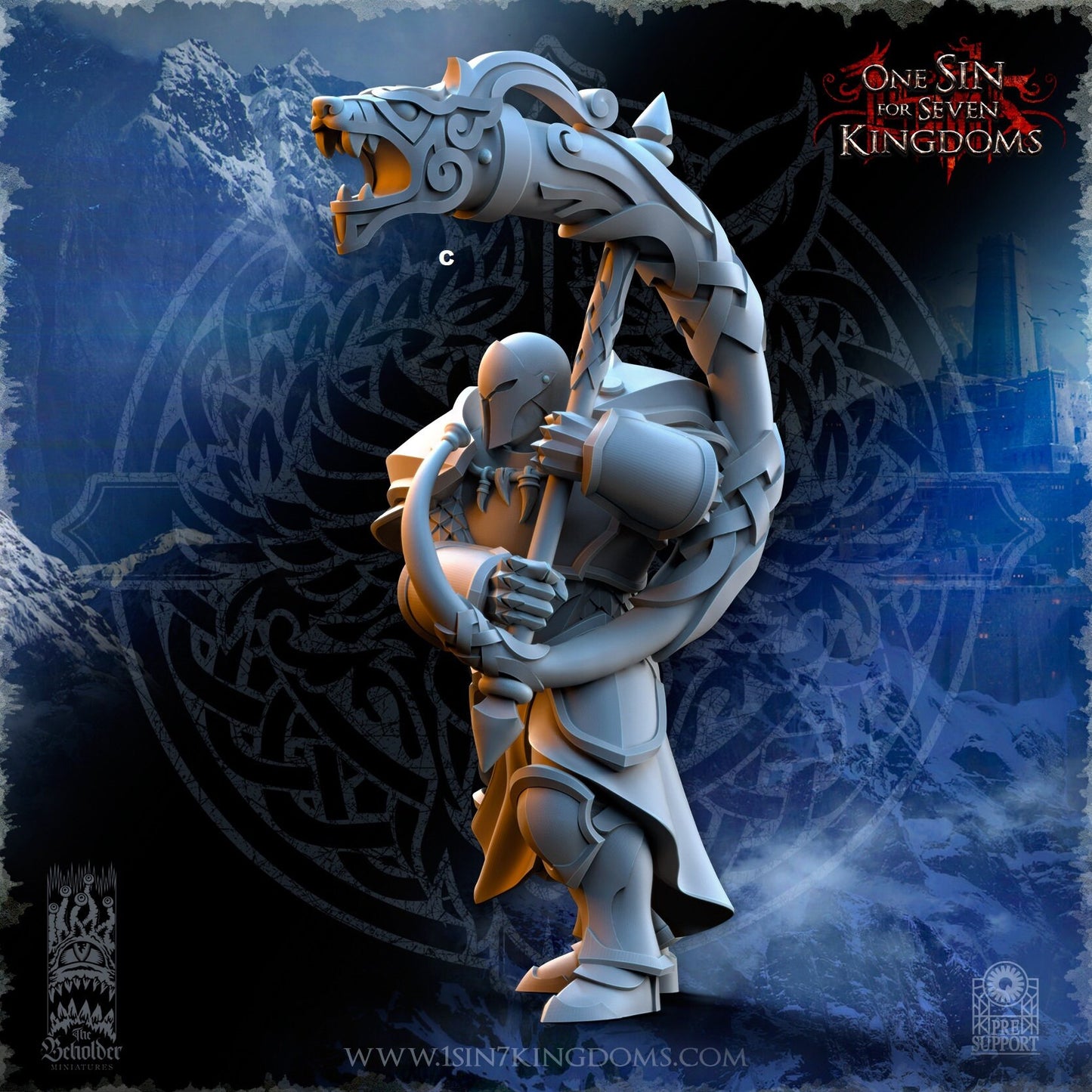 StormWolves Sunderers Command | The Beholder Miniatures | Compatible with D&D/AoS | Fantasy | Tabletop RPG