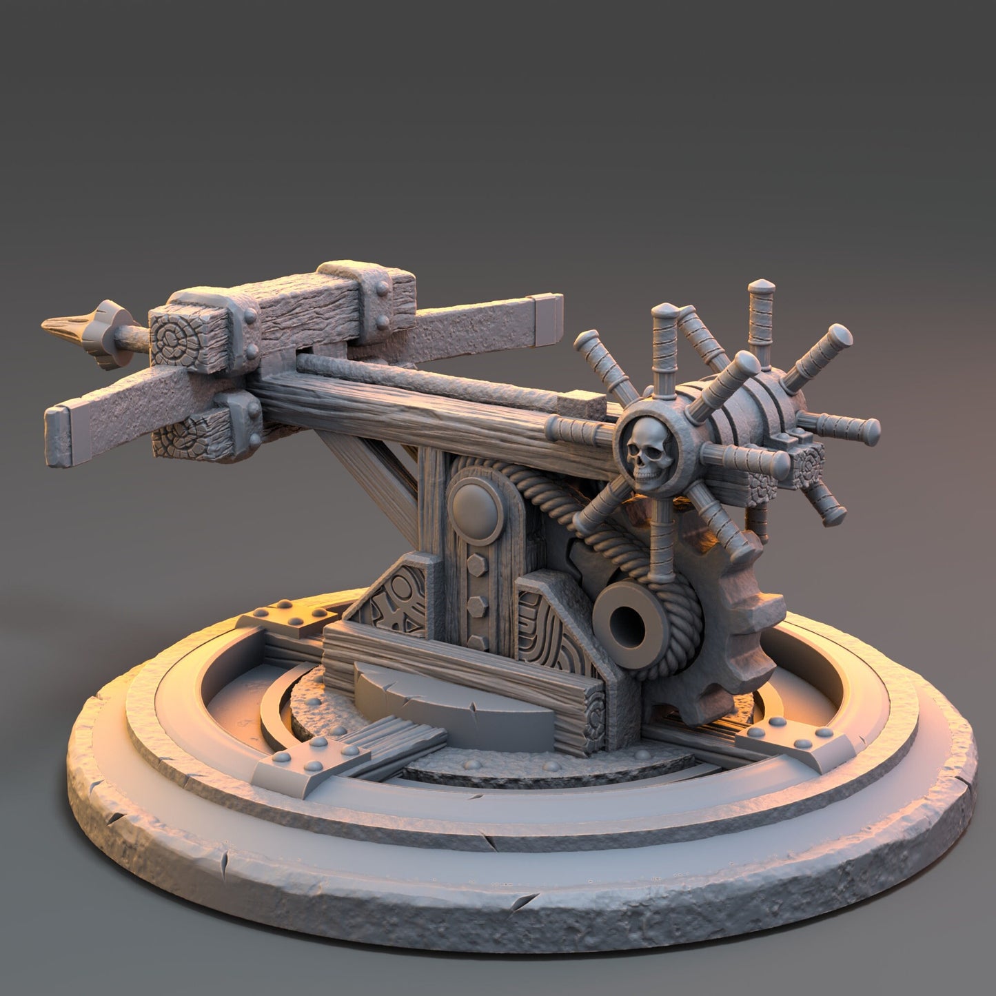 Deviant Dwarf Ballista | DayBreak Miniatures | Compatible with D&D/AOS | Fantasy | Tabletop