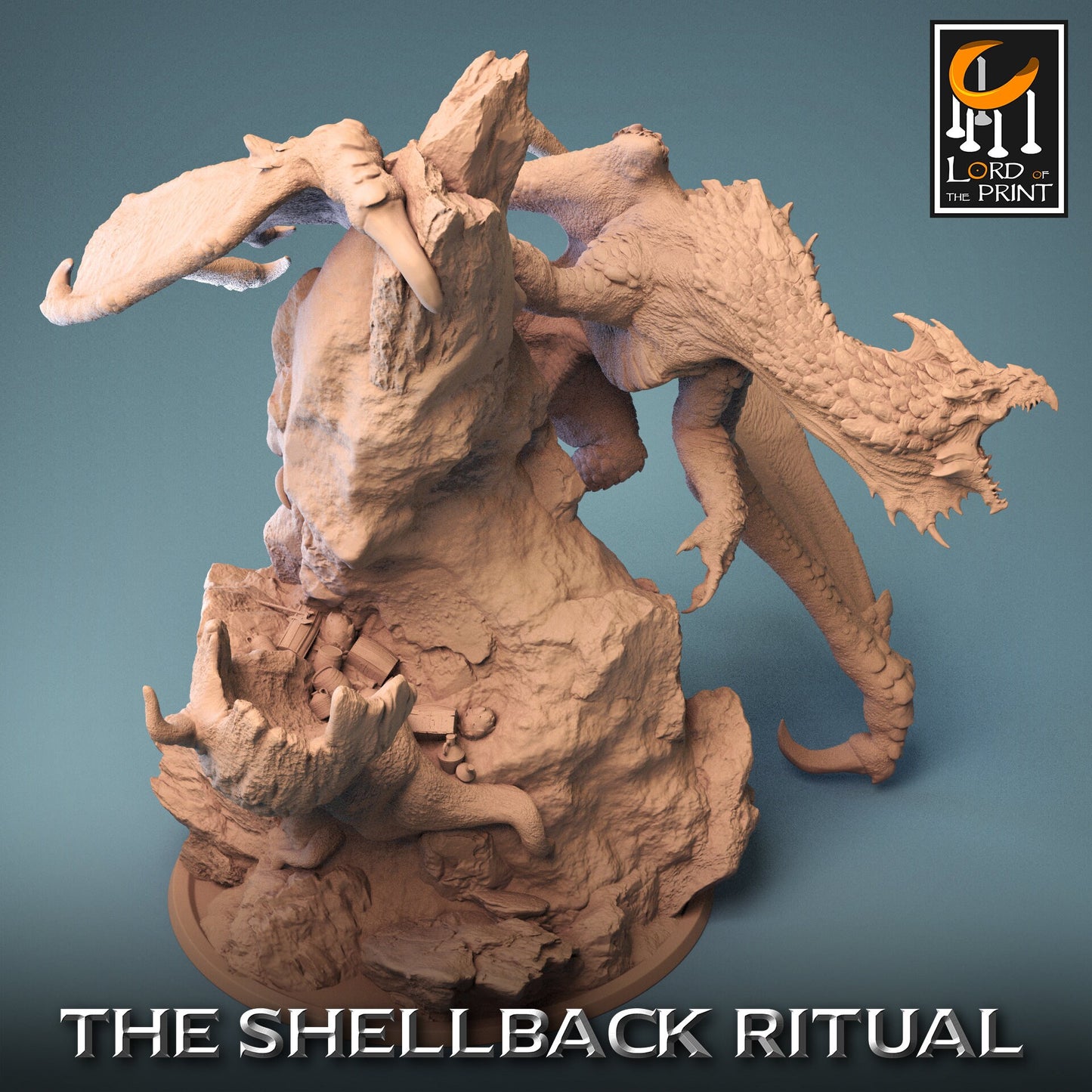 White Dragon | Rescale Miniatures | Compatible with D&D/AoS | Fantasy | Tabletop RPG