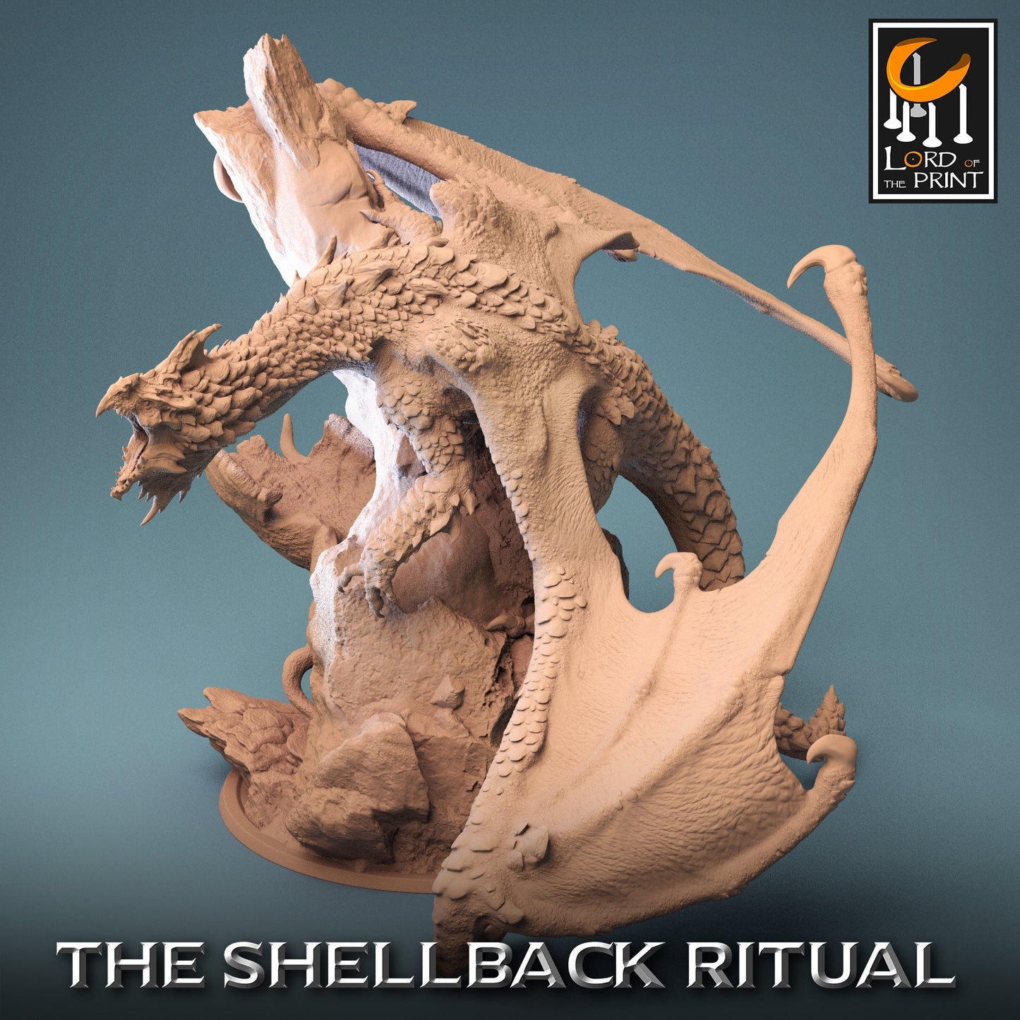 White Dragon | Rescale Miniatures | Compatible with D&D/AoS | Fantasy | Tabletop RPG