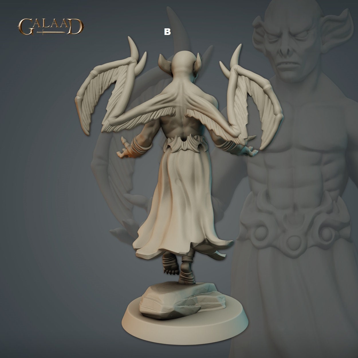 Elder Vampire Lord | Galaad Miniatures | Compatible with D&D/AoS | Fantasy | Tabletop RPG
