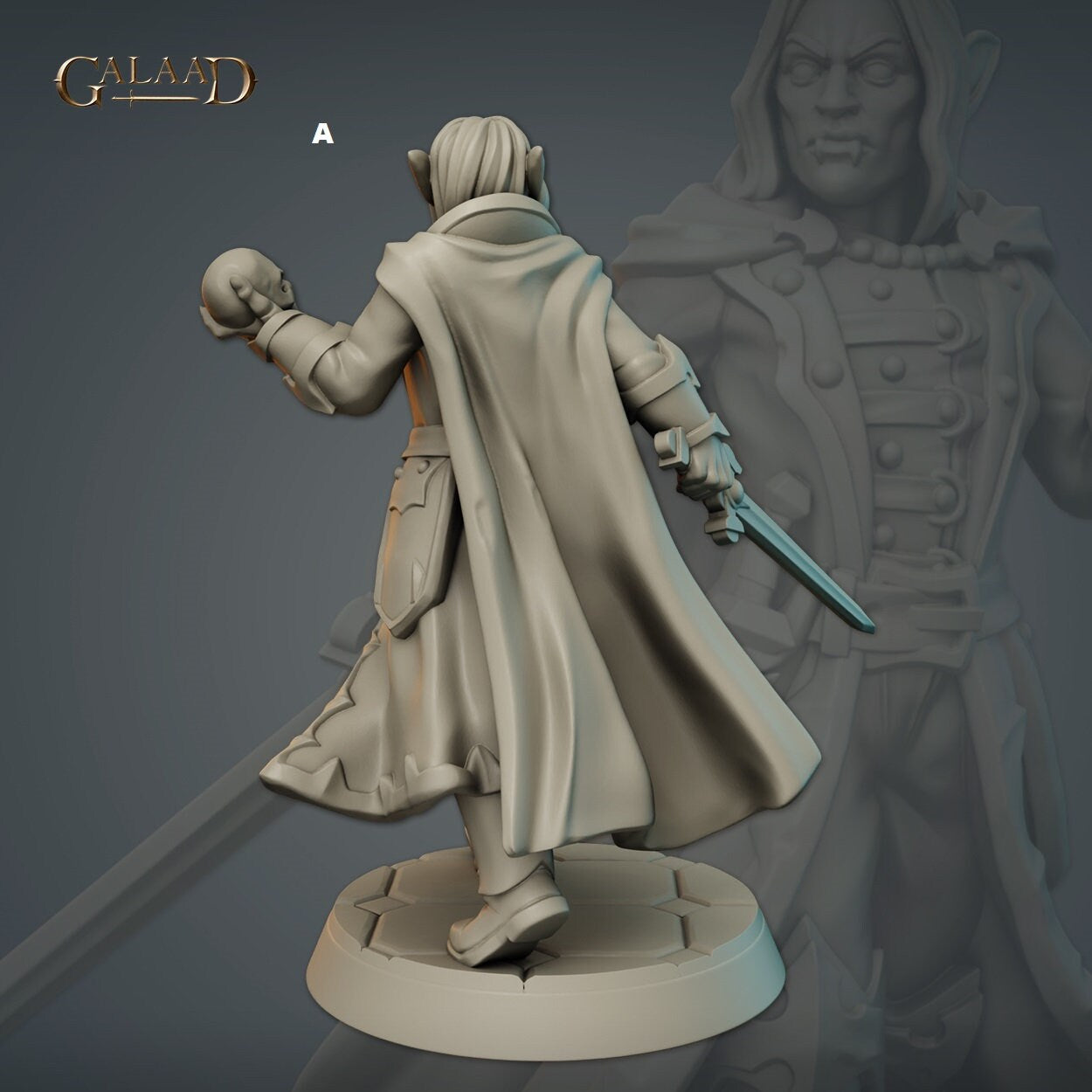 Vampire Count | Galaad Miniatures | Compatible with D&D/AoS | Fantasy | Tabletop RPG