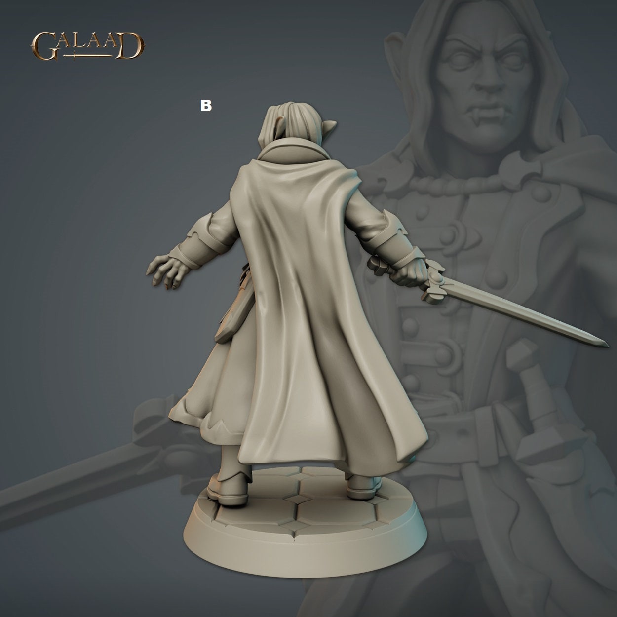 Vampire Count | Galaad Miniatures | Compatible with D&D/AoS | Fantasy | Tabletop RPG