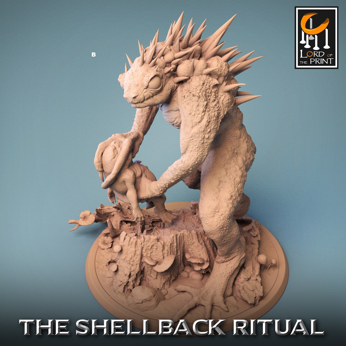 Shellback Stalker | Rescale Miniatures | Compatible with D&D/AoS | Fantasy | Tabletop RPG