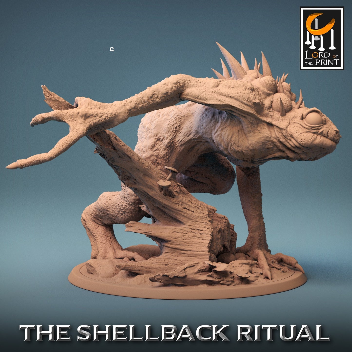 Shellback Stalker | Rescale Miniatures | Compatible with D&D/AoS | Fantasy | Tabletop RPG