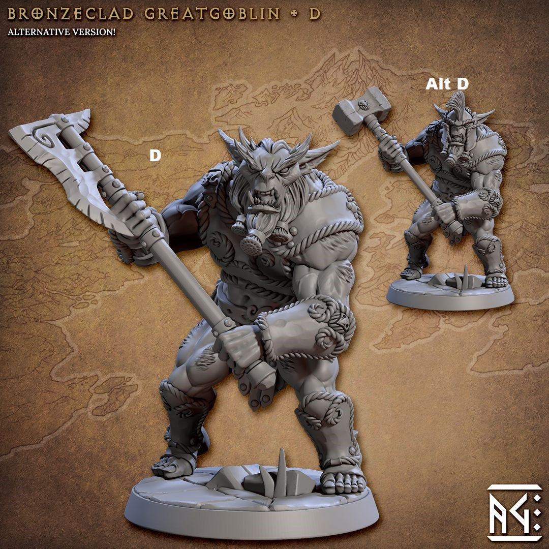 BugBear Warrior | Artisan Guild Miniatures | Compatible with D&D/AoS | Fantasy | Tabletop RPG