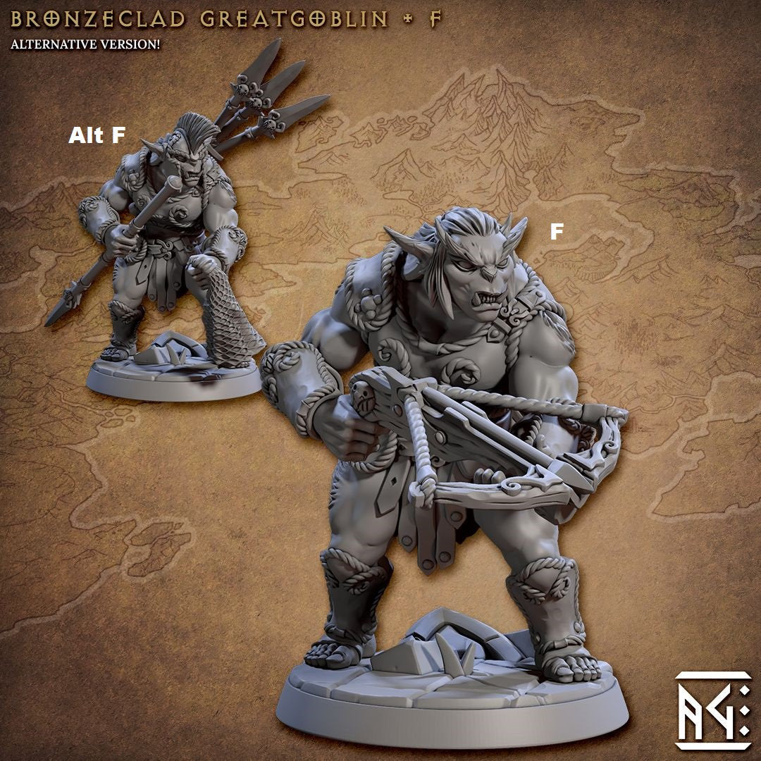 BugBear Warrior | Artisan Guild Miniatures | Compatible with D&D/AoS | Fantasy | Tabletop RPG