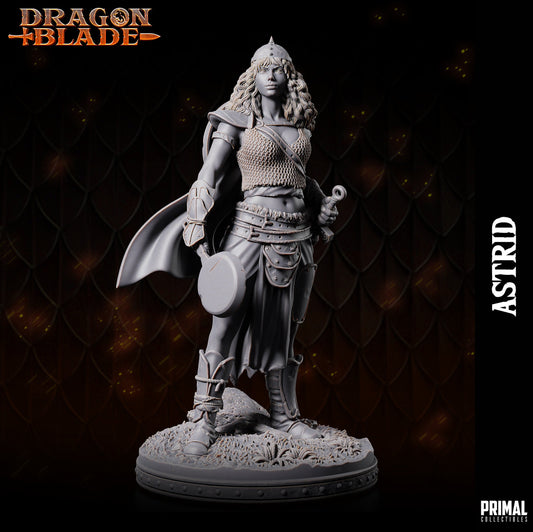 Female Rogue Astrid | Primal Collectibles | Compatible with D&D/AoS | Fantasy