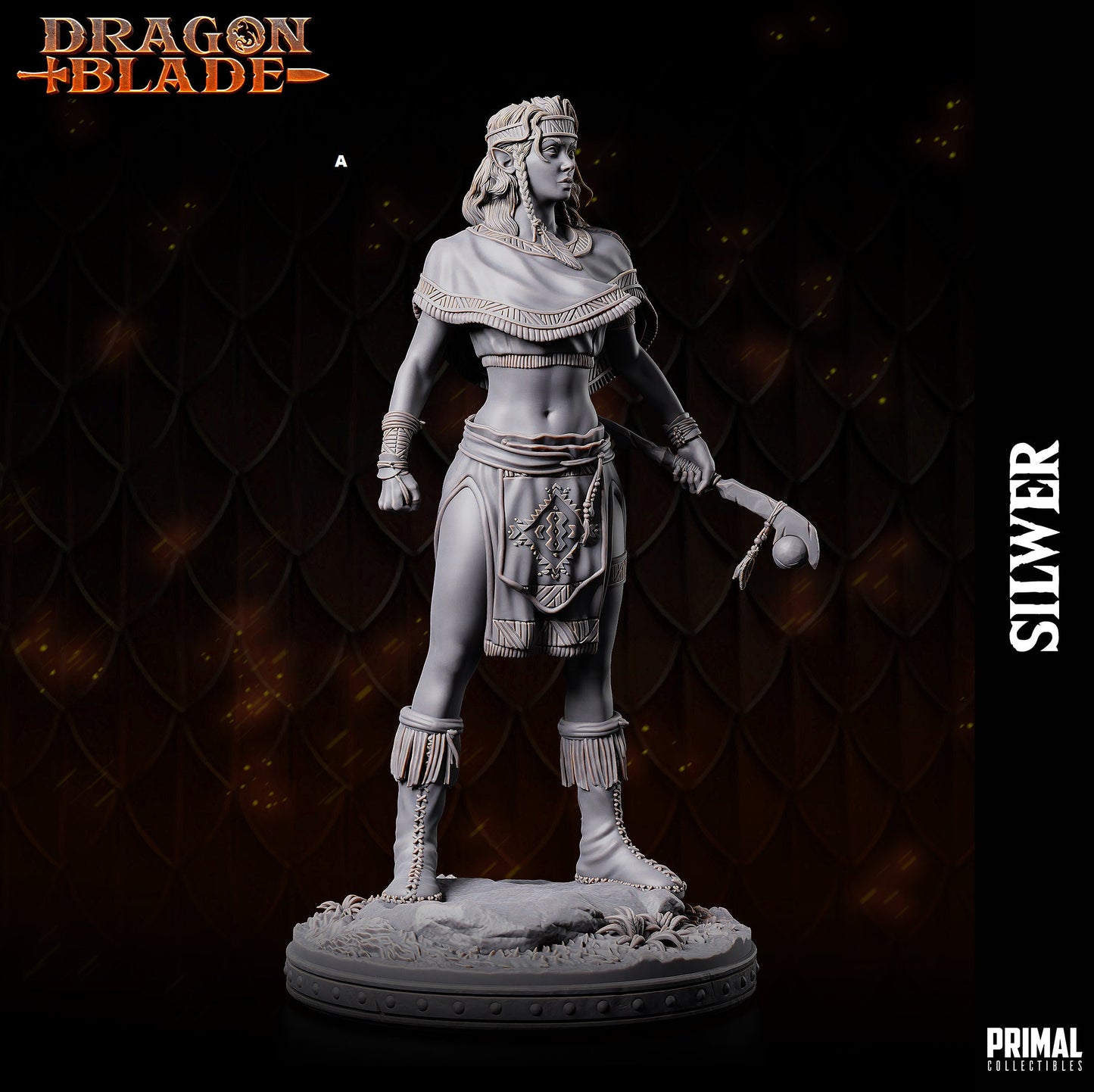 Female Elf Silwer | Primal Collectibles | Compatible with D&D/AoS | Fantasy