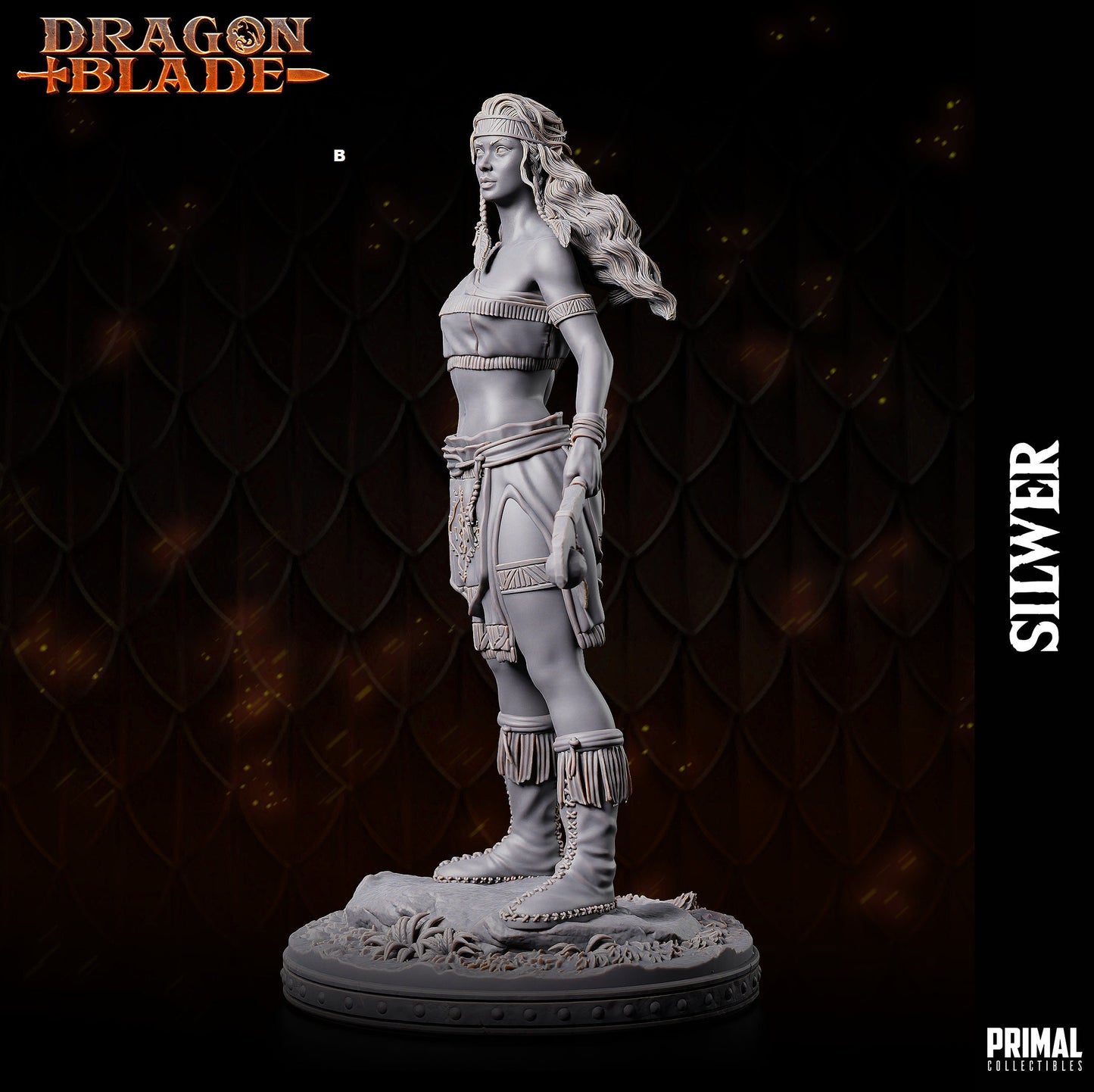 Female Elf Silwer | Primal Collectibles | Compatible with D&D/AoS | Fantasy
