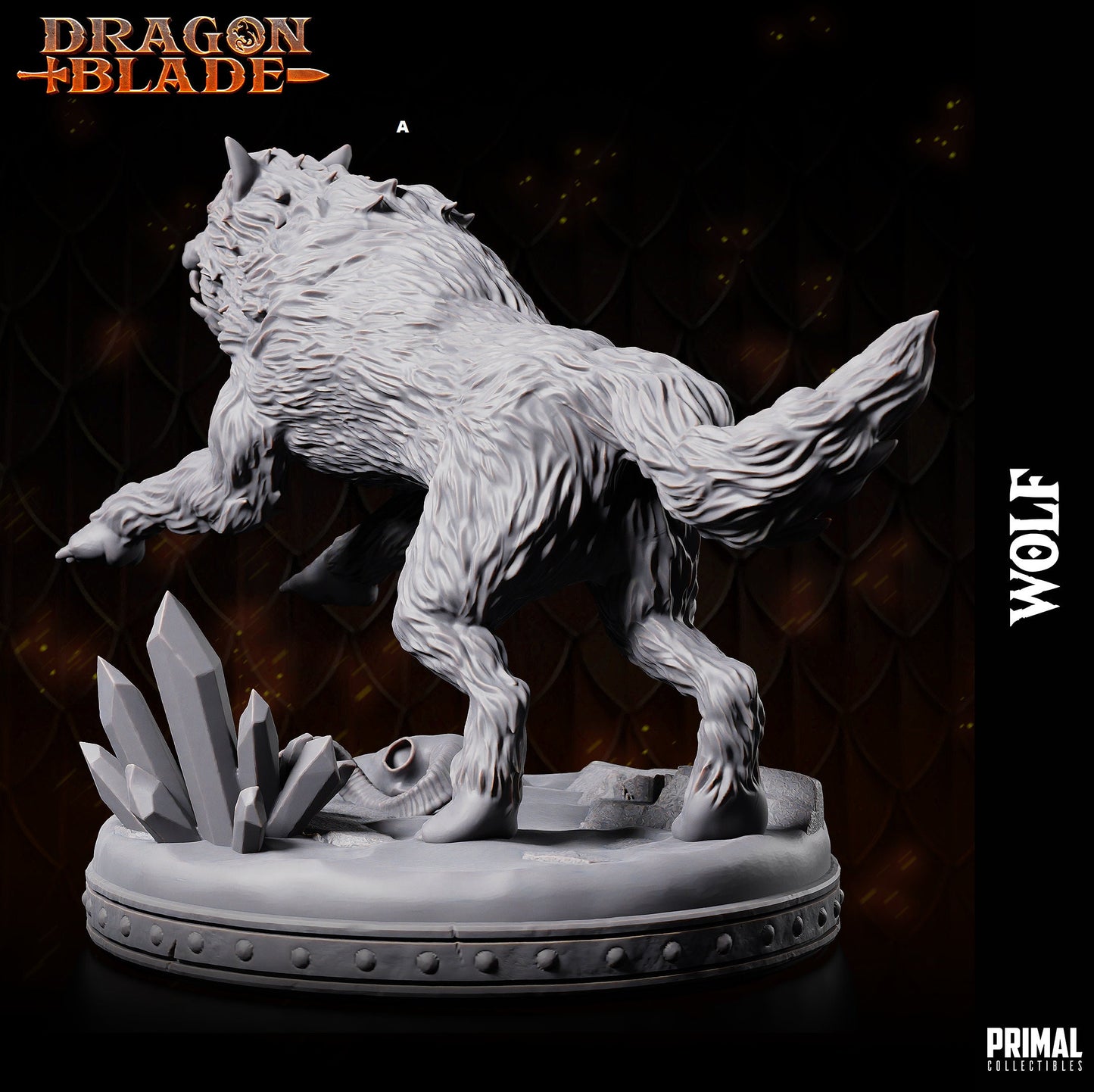 Wild Wolf | Primal Collectibles | Compatible with D&D/AoS | Fantasy