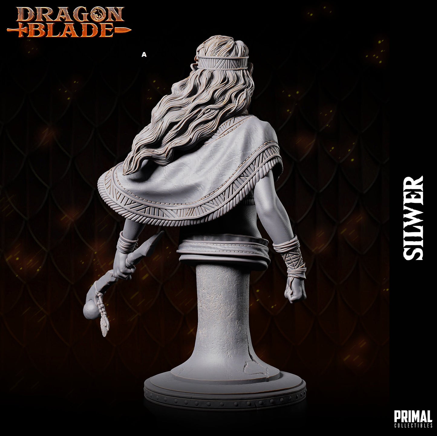 Female Elf Silwer Bust | Primal Collectibles | Compatible with D&D/AoS | Fantasy