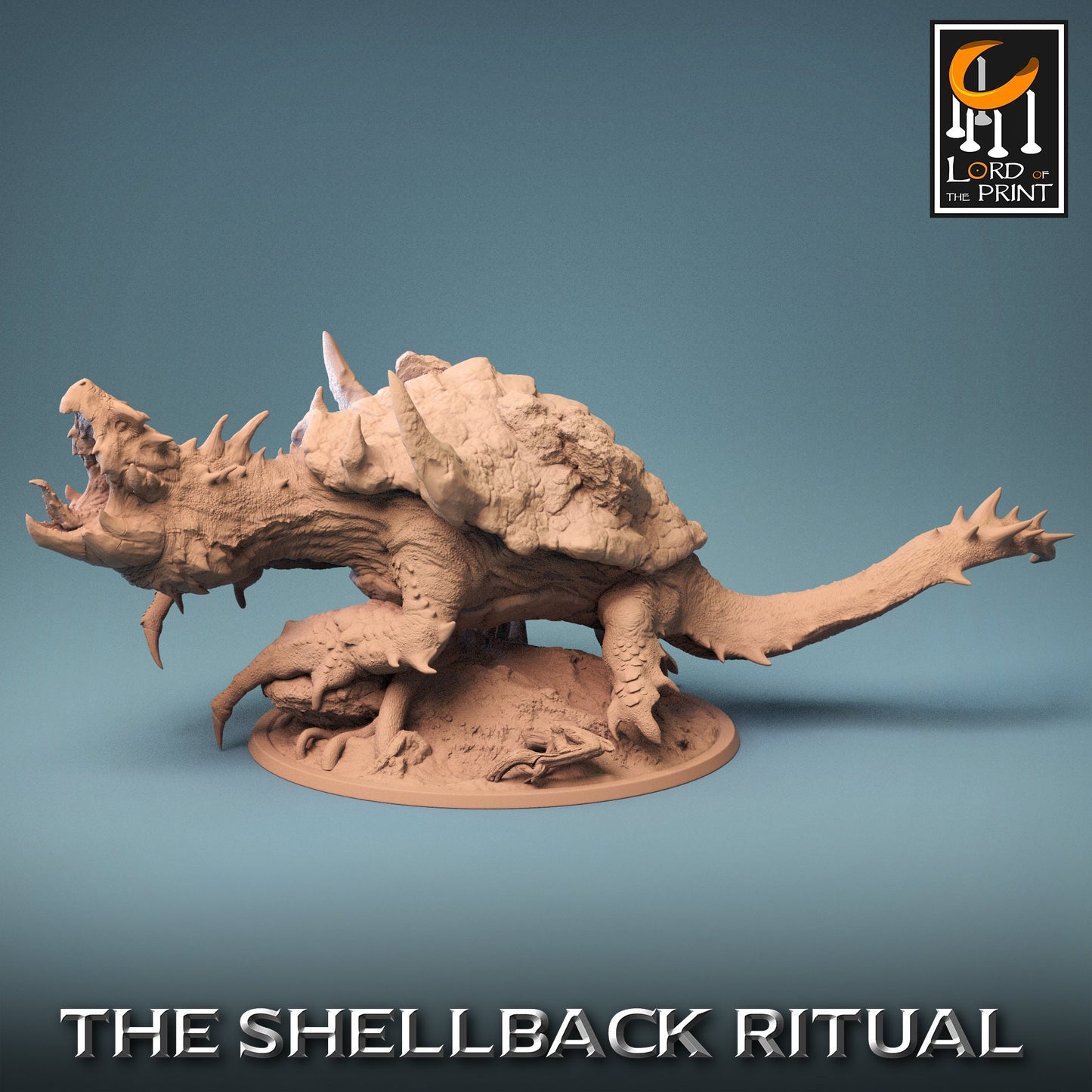 Shellback Dragon Turtle | Rescale Miniatures | Compatible with D&D/AoS | Fantasy | Tabletop RPG