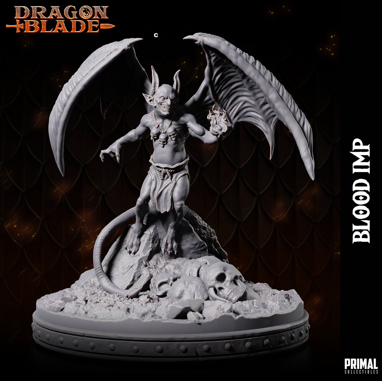 Winged Imp | Primal Collectibles | Compatible with D&D/AoS | Fantasy