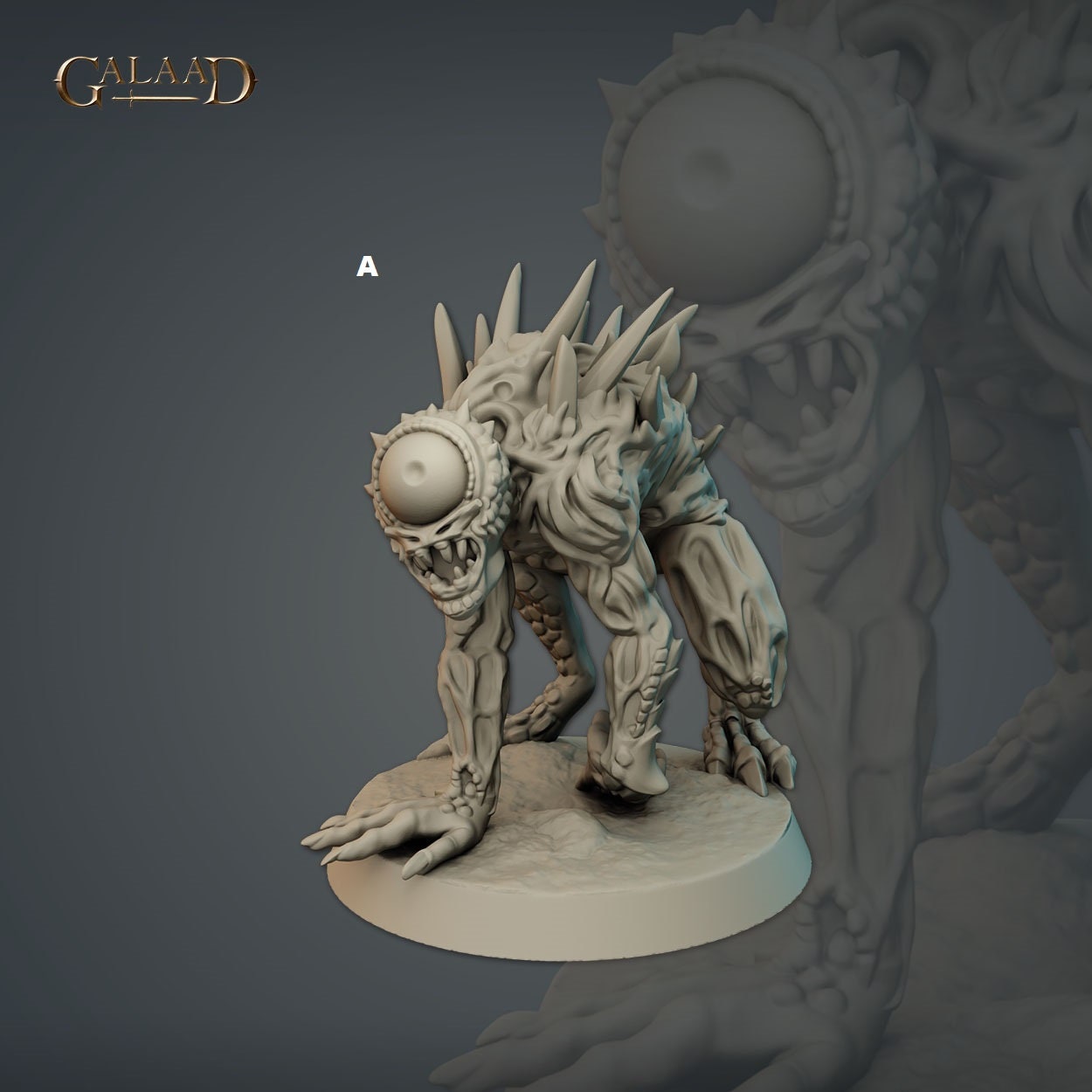 Nothic Ghoul | Galaad Miniatures | Compatible with D&D/AoS | Fantasy | Tabletop RPG