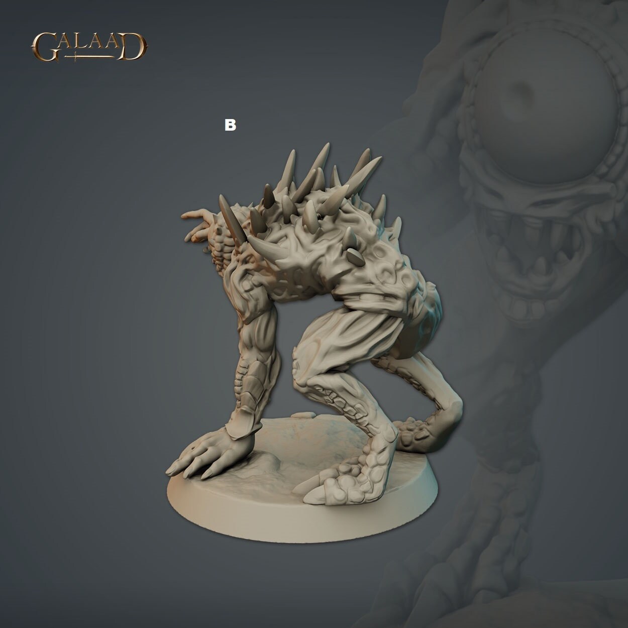 Nothic Ghoul | Galaad Miniatures | Compatible with D&D/AoS | Fantasy | Tabletop RPG