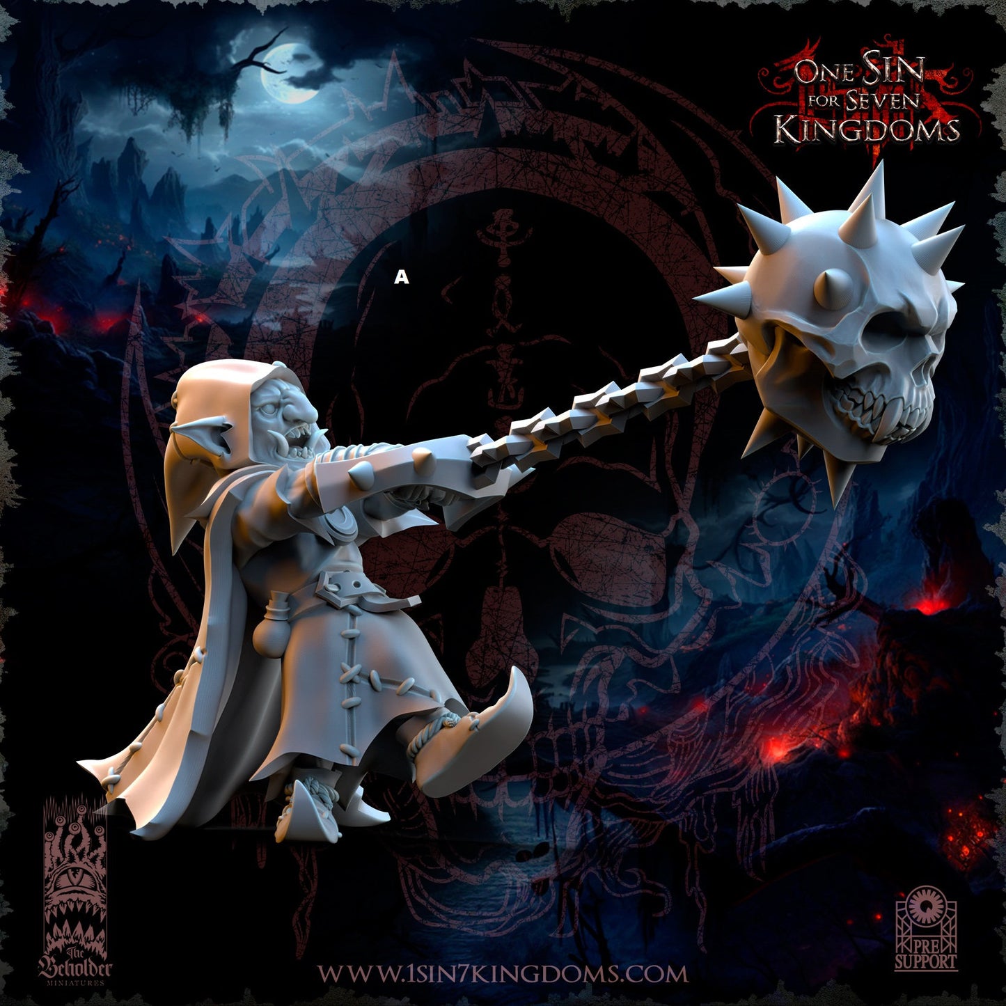Black Horde Goblin Frentics | The Beholder Miniatures | Compatible with D&D/AoS | Fantasy | Tabletop RPG
