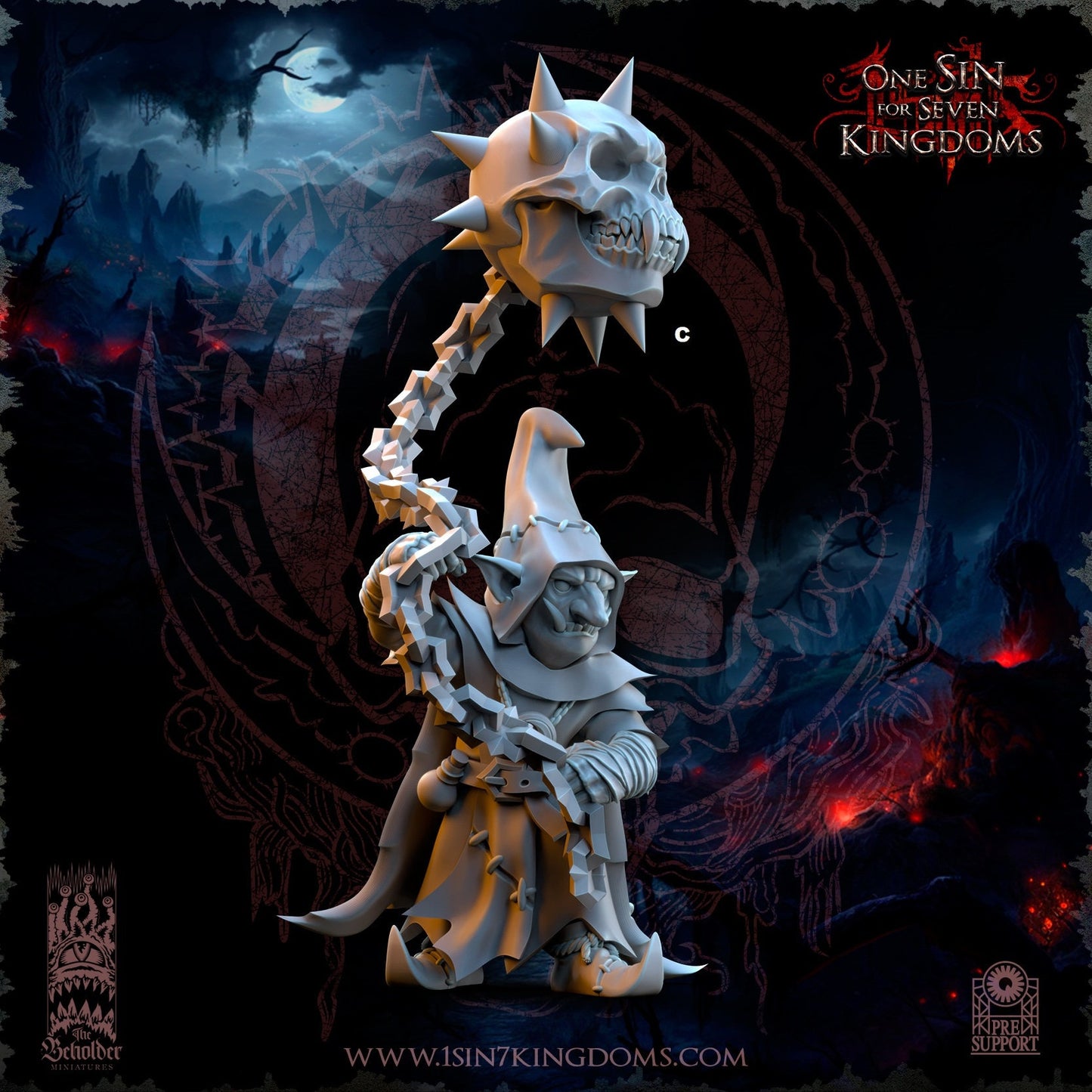 Black Horde Goblin Frentics | The Beholder Miniatures | Compatible with D&D/AoS | Fantasy | Tabletop RPG