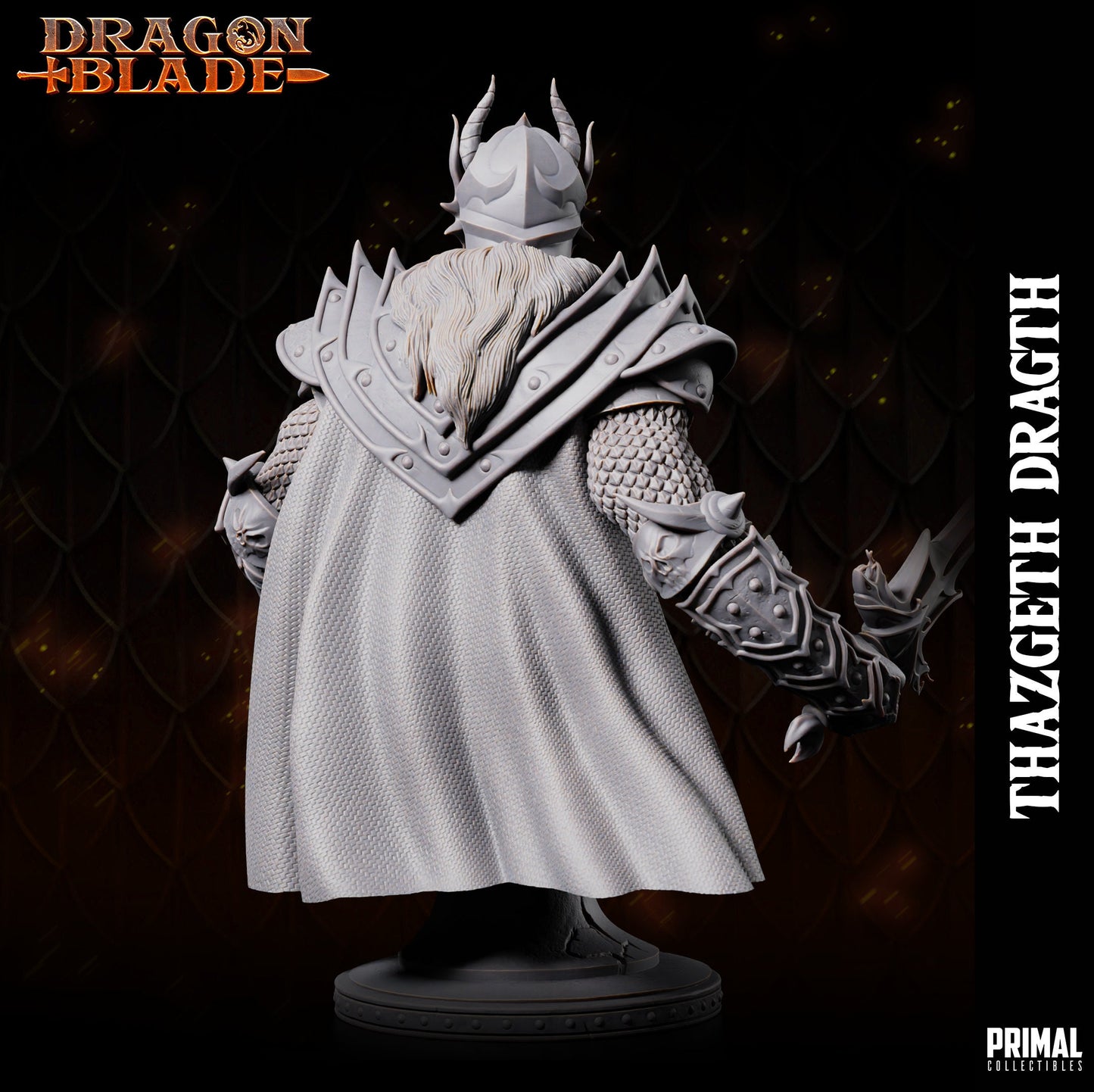 Battle Mage Thazgeth Bust | Primal Collectibles | Compatible with D&D/AoS | Fantasy