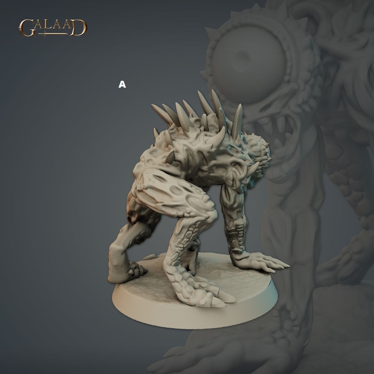 Nothic Ghoul | Galaad Miniatures | Compatible with D&D/AoS | Fantasy | Tabletop RPG