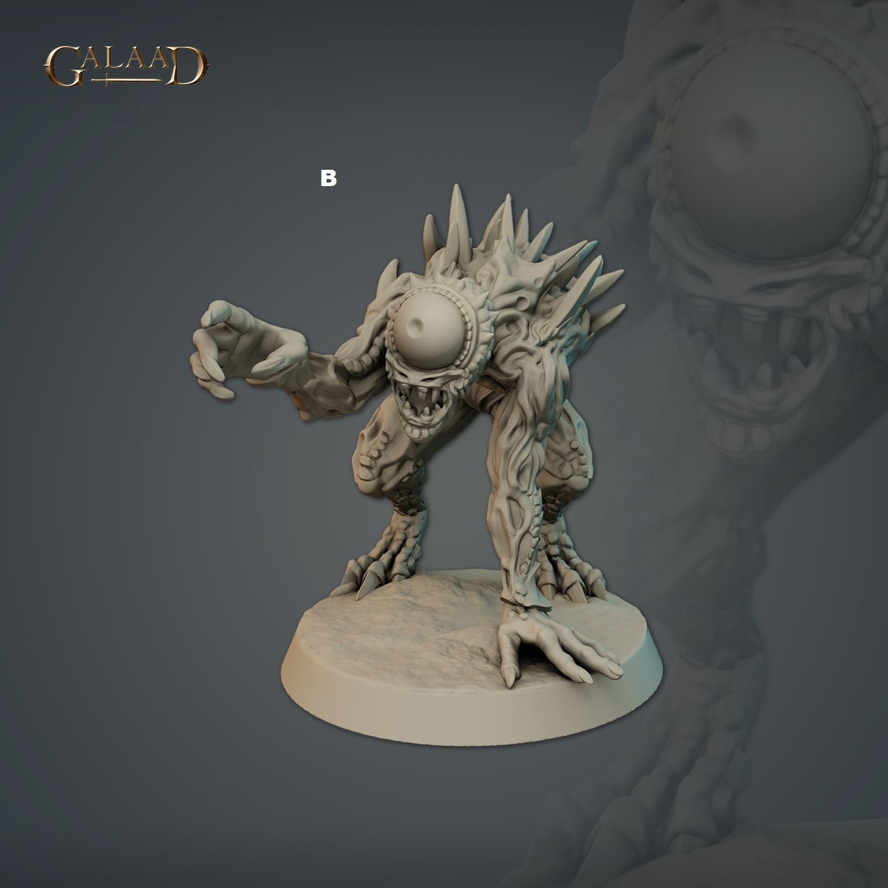 Nothic Ghoul | Galaad Miniatures | Compatible with D&D/AoS | Fantasy | Tabletop RPG