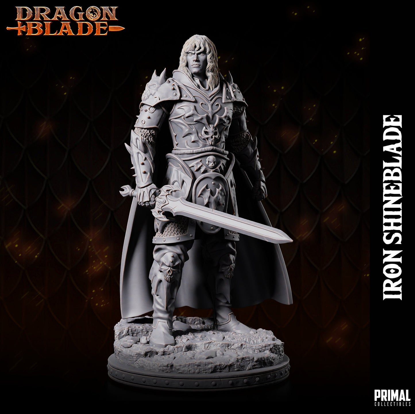 Dark Elf Iron ShineBlade | Primal Collectibles | Compatible with D&D/AoS | Fantasy