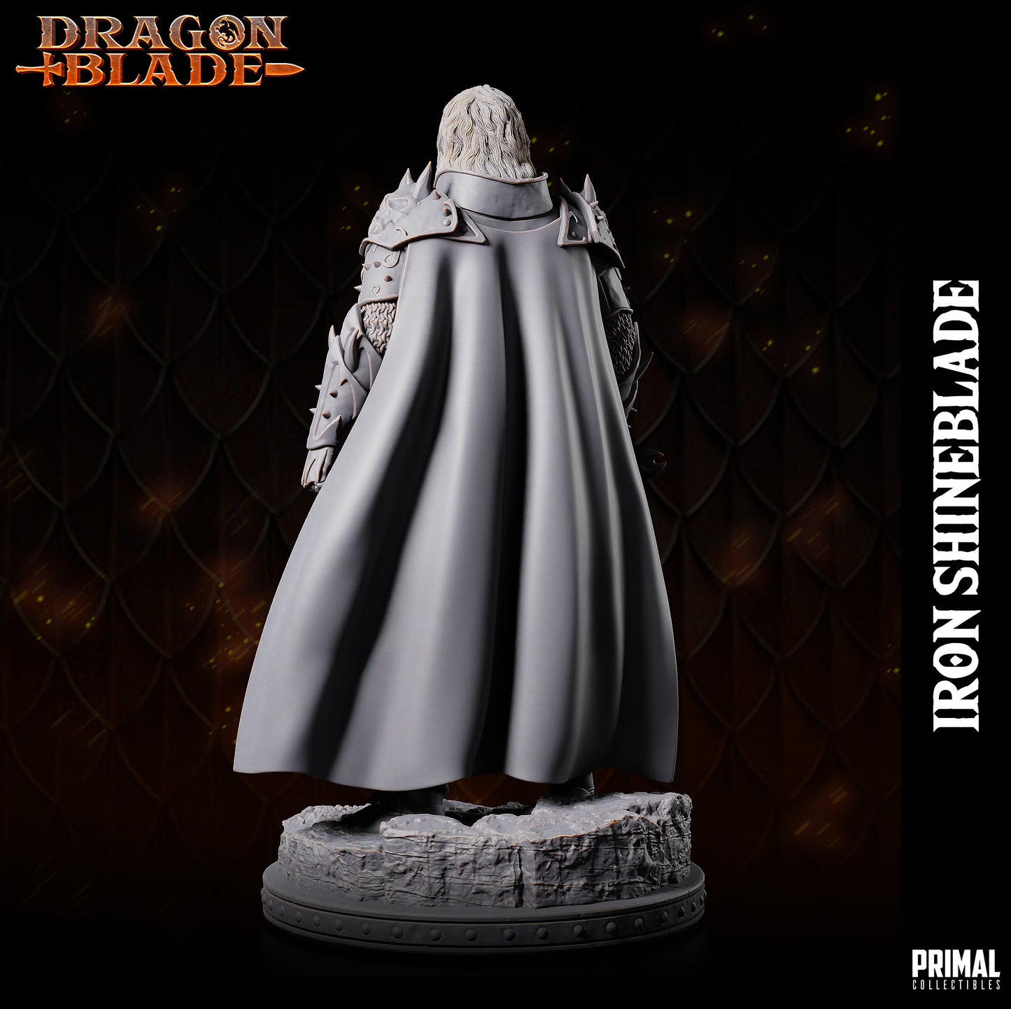 Dark Elf Iron ShineBlade | Primal Collectibles | Compatible with D&D/AoS | Fantasy