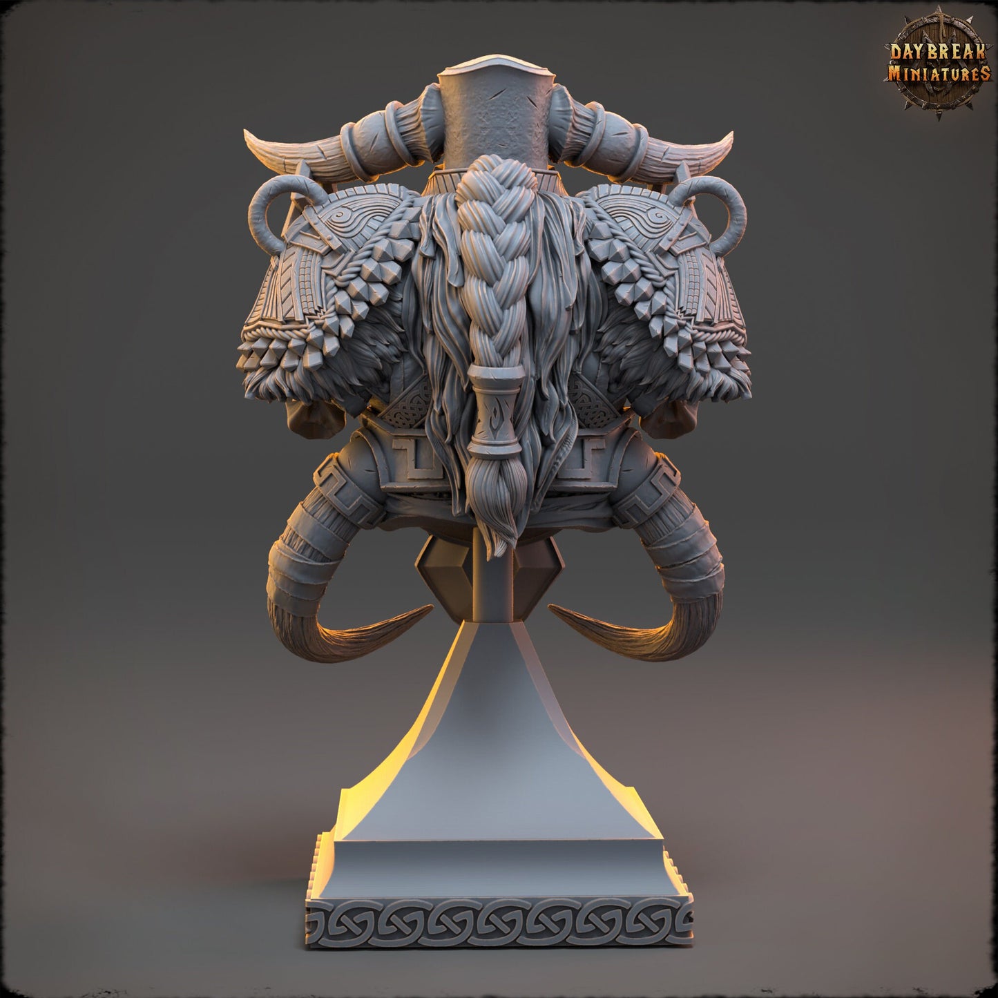 Chaos Dwarf Sothard Bust | DayBreak Miniatures | Compatible with D&D/AOS | Fantasy | Tabletop