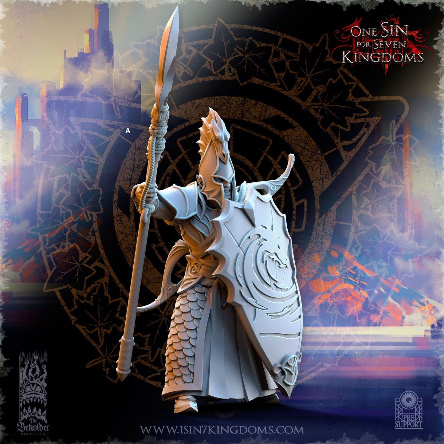 SilverMoor Elf Ilithien Coastland Militia | The Beholder Miniatures | Compatible with D&D/AoS | Fantasy | Tabletop RPG
