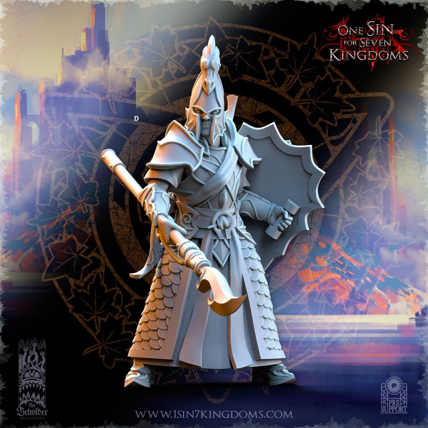 SilverMoor Elf Ilithien Coastland Militia | The Beholder Miniatures | Compatible with D&D/AoS | Fantasy | Tabletop RPG
