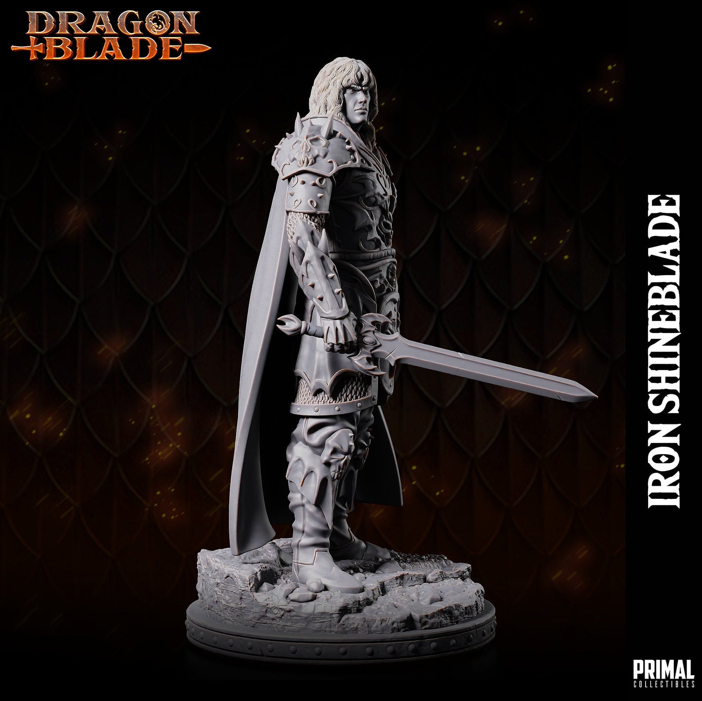Dark Elf Iron ShineBlade | Primal Collectibles | Compatible with D&D/AoS | Fantasy