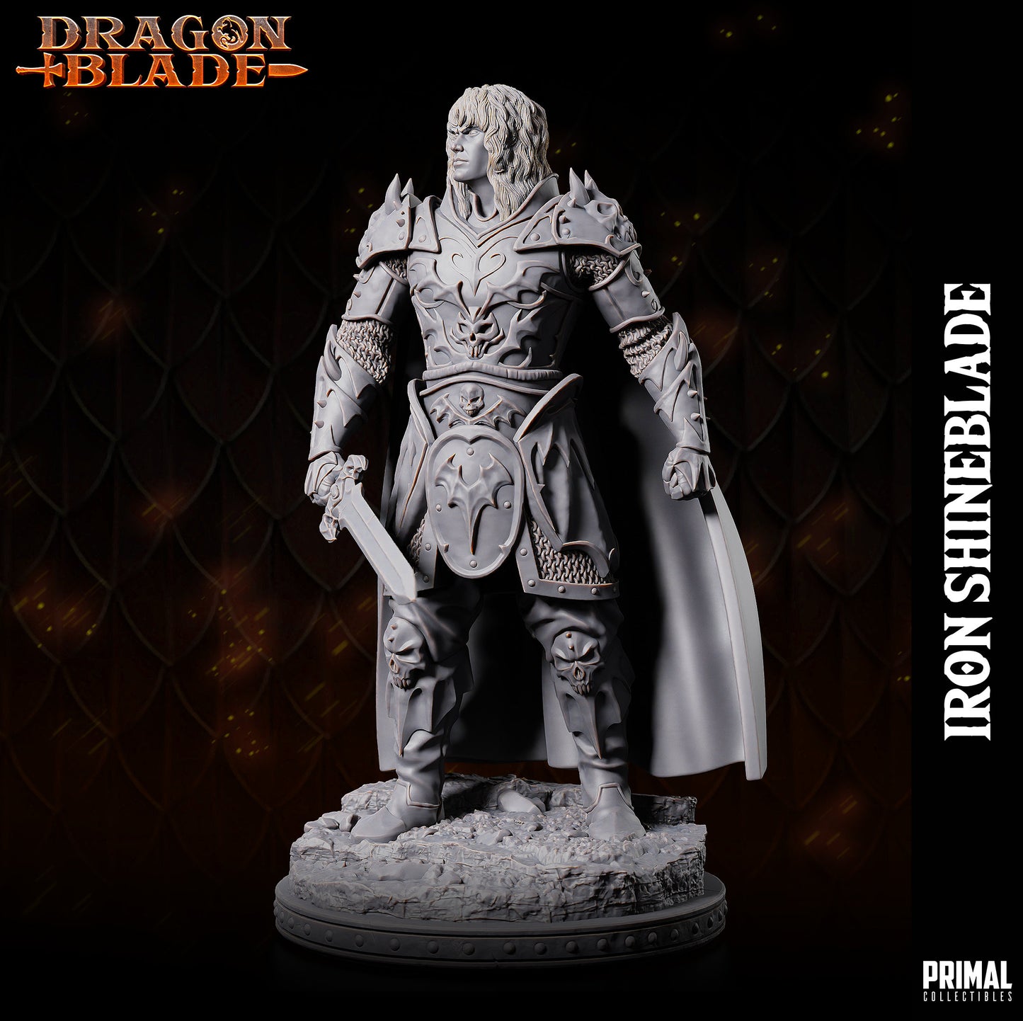 Dark Elf Iron ShineBlade | Primal Collectibles | Compatible with D&D/AoS | Fantasy