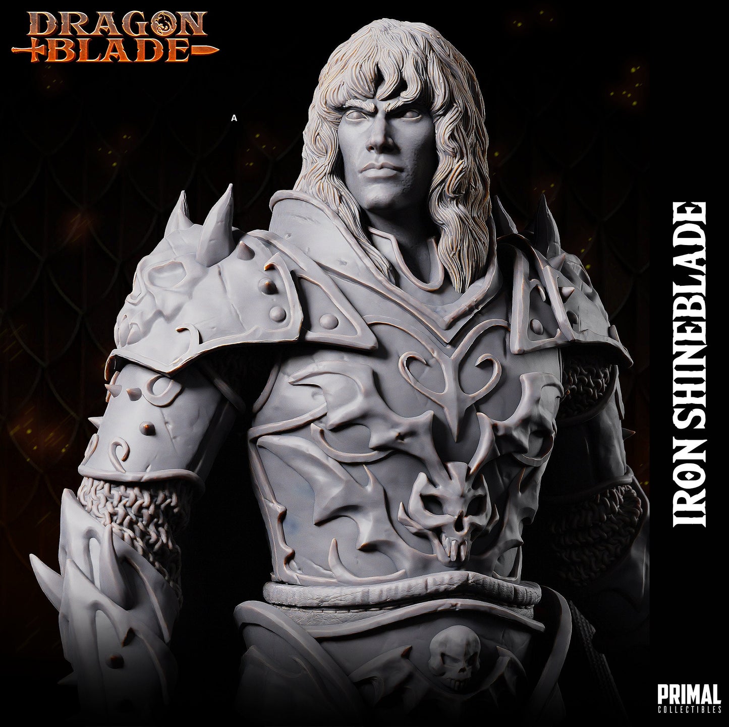 Dark Elf Iron ShineBlade | Primal Collectibles | Compatible with D&D/AoS | Fantasy